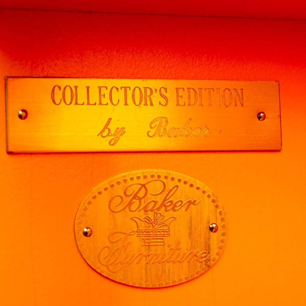 Vintage "Collector's Edition" Display Cabinet by Baker Furniture