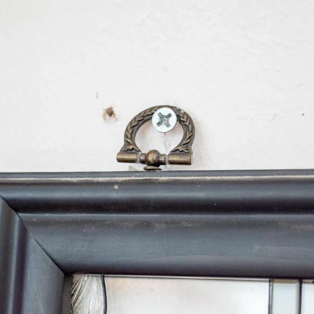 Stained Glass Style Panel with Peacock