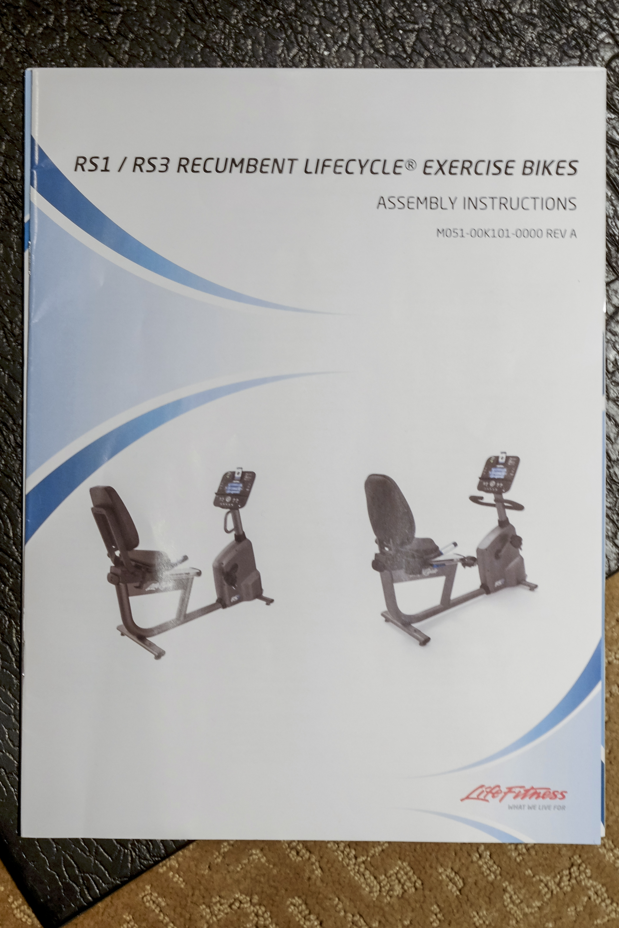 Life Fitness RS1 Recumbent Lifecycle Exercise Bike