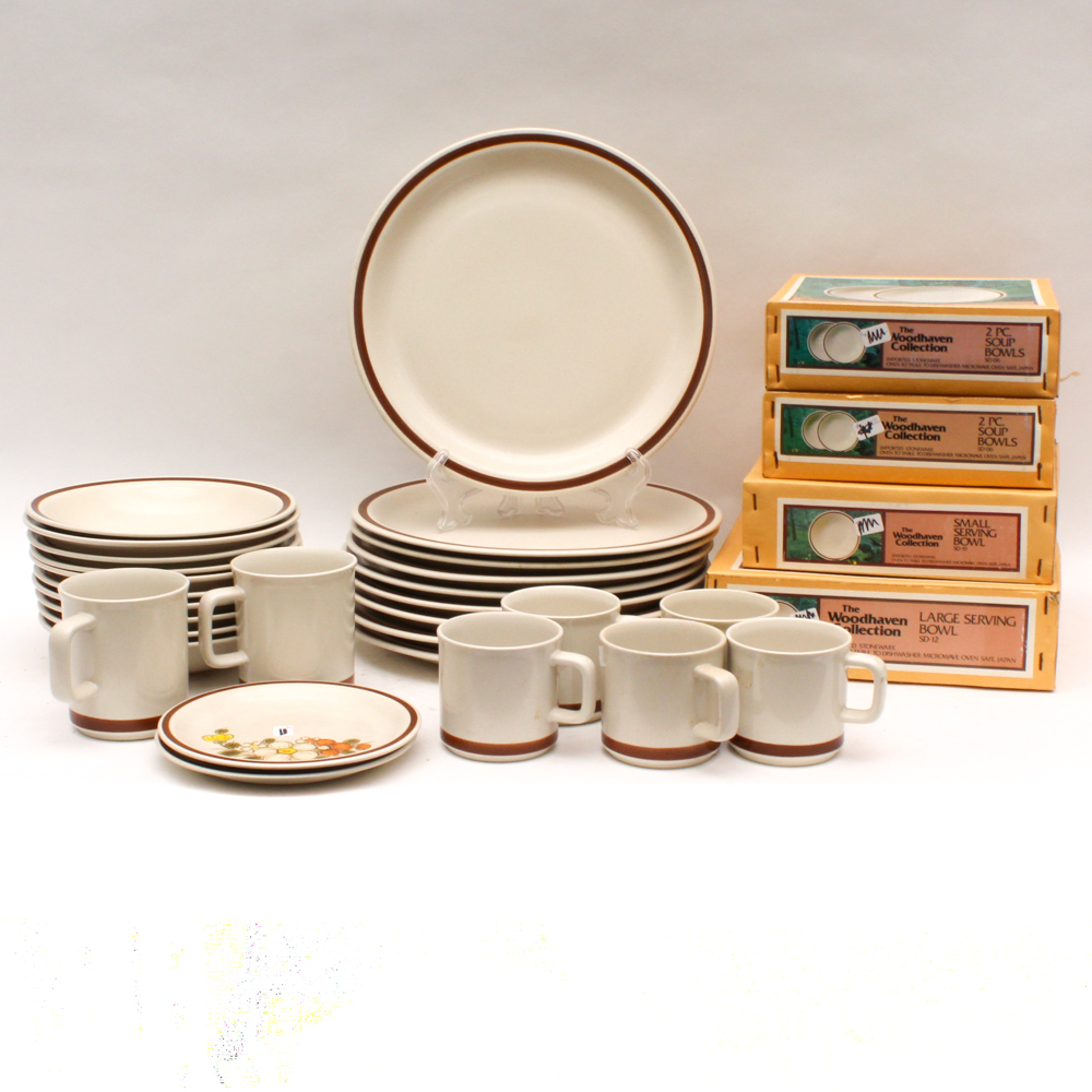 Woodhaven Collection "Sandusky" and "Pleasant Grove" Stoneware