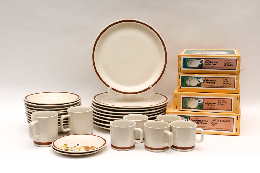Woodhaven Collection "Sandusky" and "Pleasant Grove" Stoneware