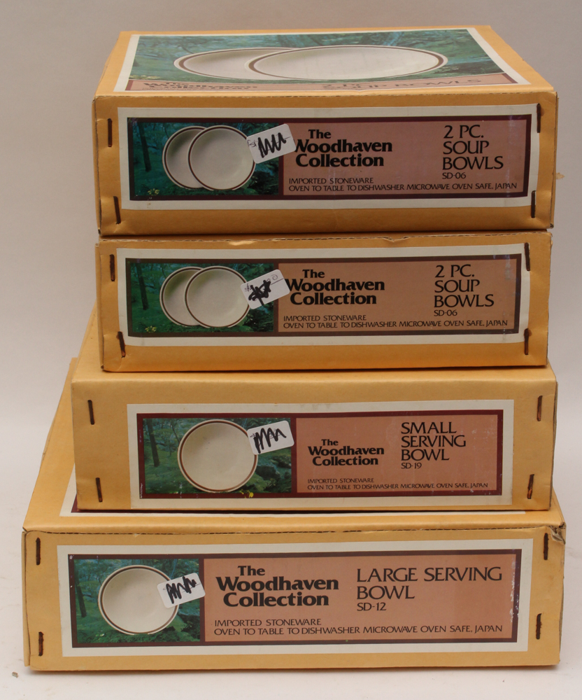 Woodhaven Collection "Sandusky" and "Pleasant Grove" Stoneware