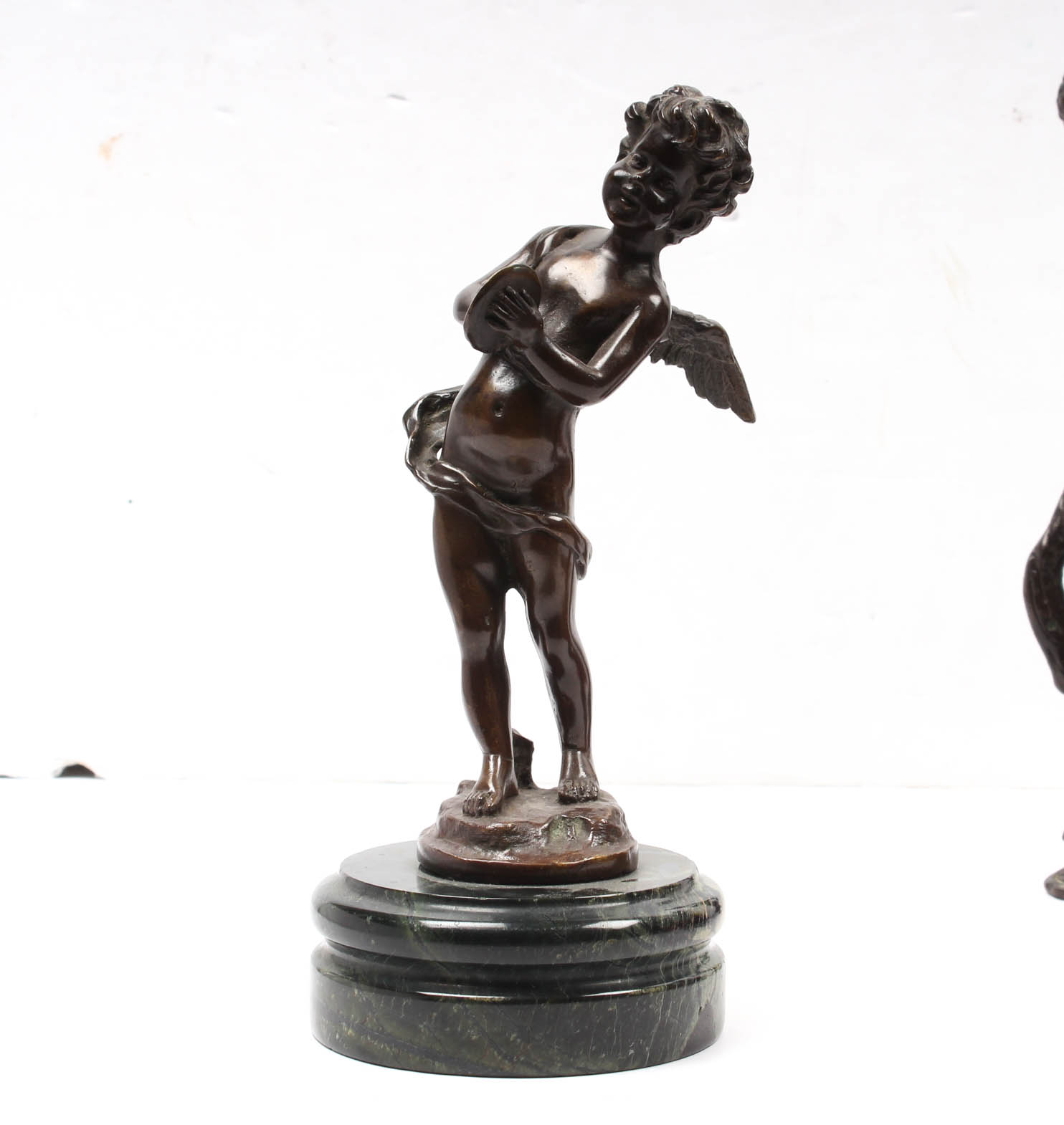 Bronze Cherub Sculptures Featuring Auguste Moreau