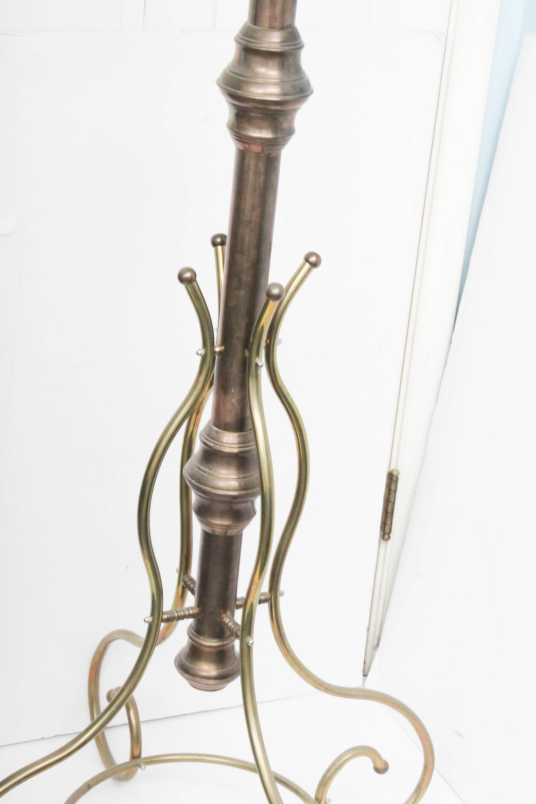 Vintage Copper and Brass Coat Rack