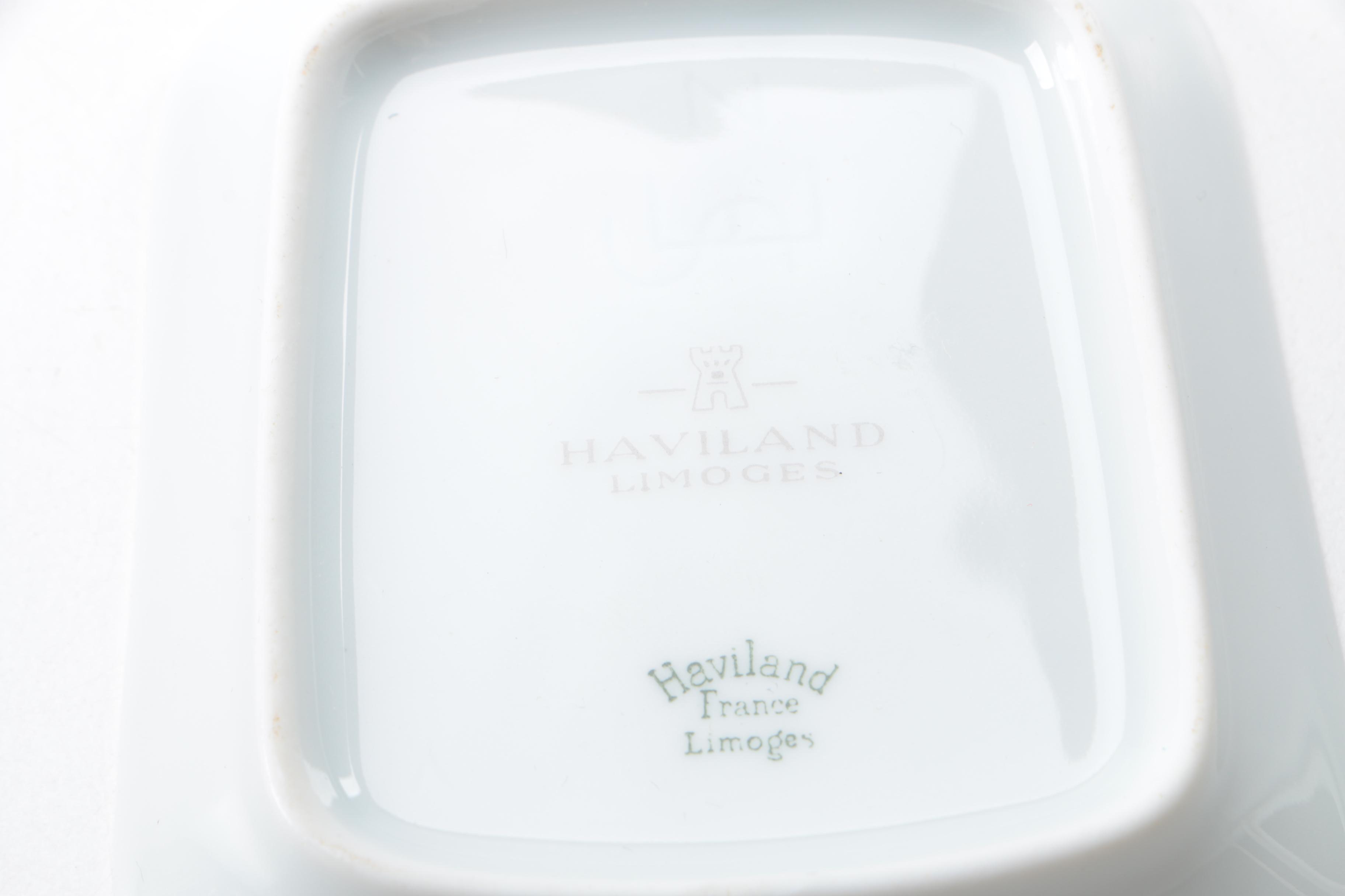 Limoges Porcelain Butterfly Dish