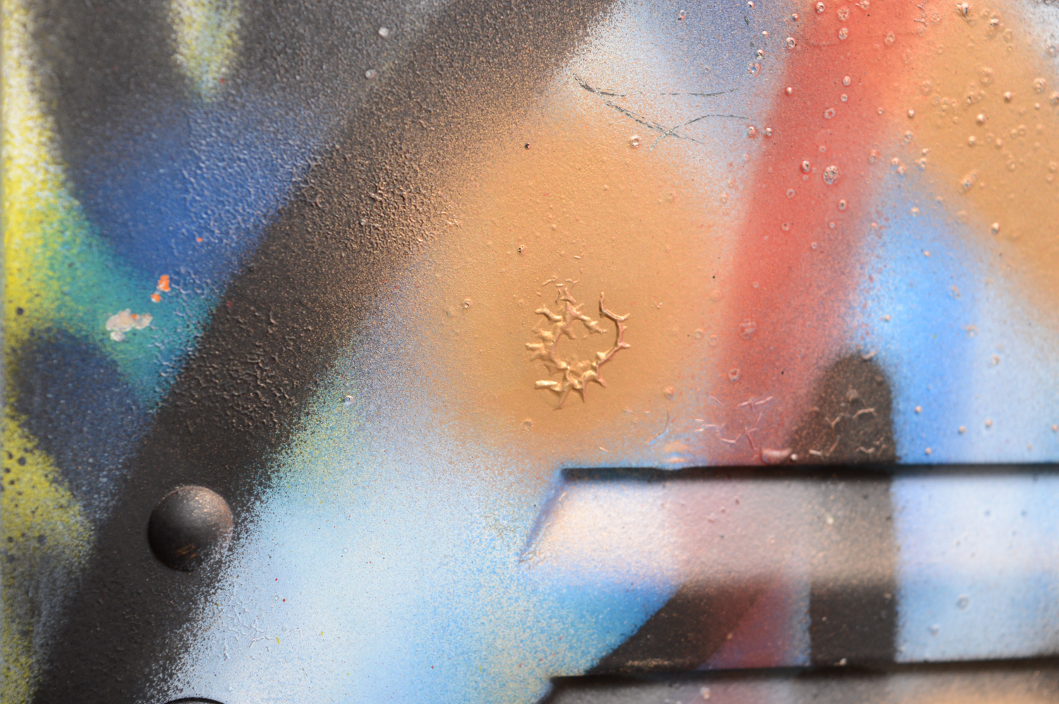 Metal Locker with Graffiti