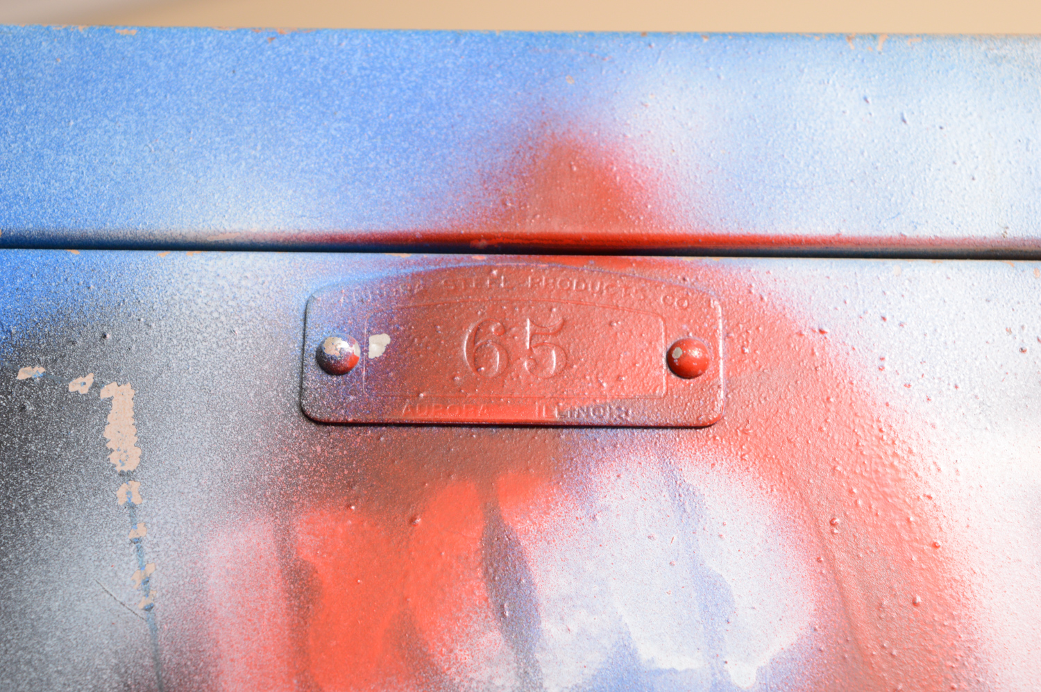 Metal Locker with Graffiti
