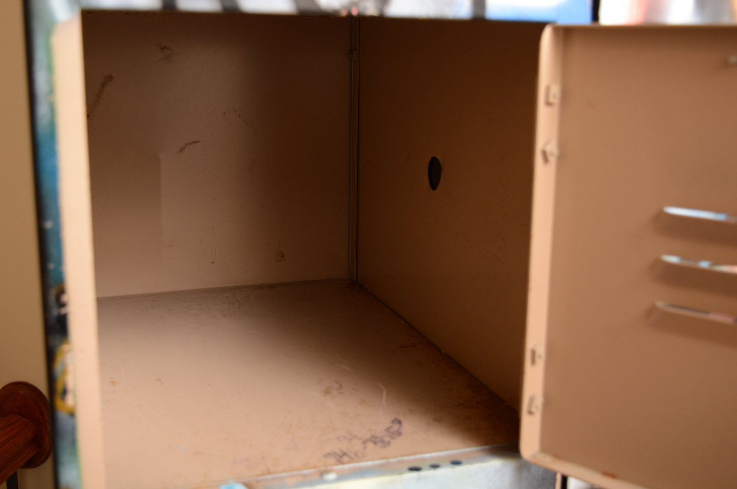 Metal Locker with Graffiti