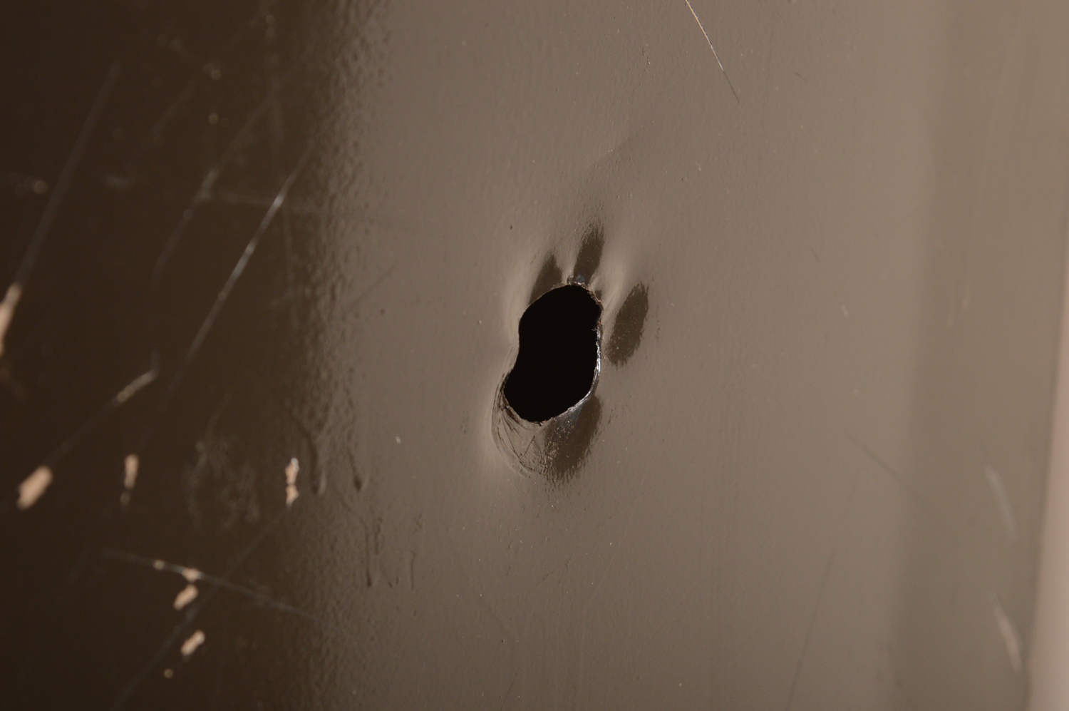 Metal Locker with Graffiti