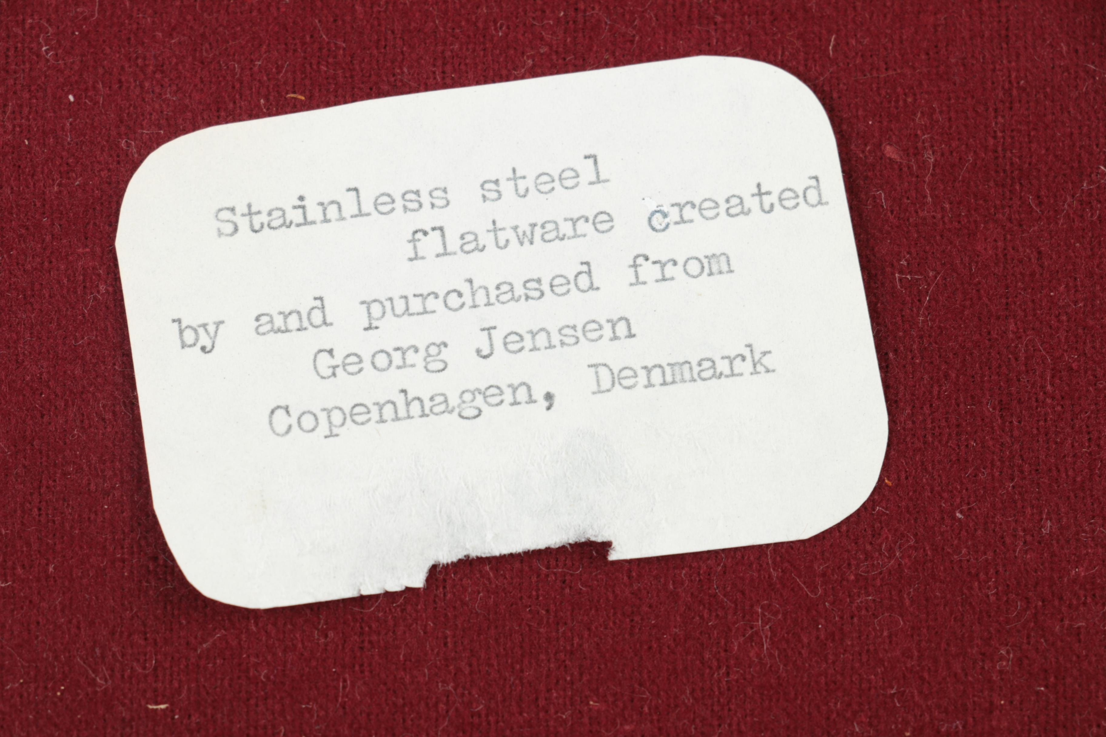 Georg Jensen "Prism" Danish Modern Stainless Steel Flatware Set