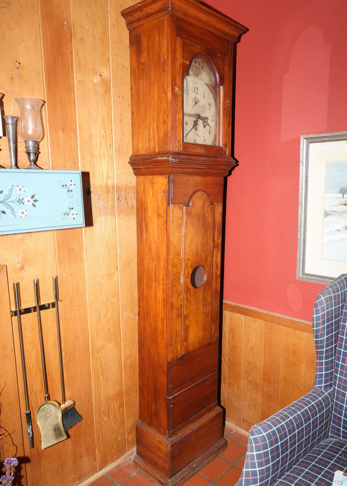 Antique R. Whiting Grandfather Clock