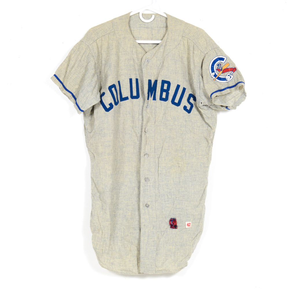 Vintage Columbus Jets Minor League Flannel Uniform