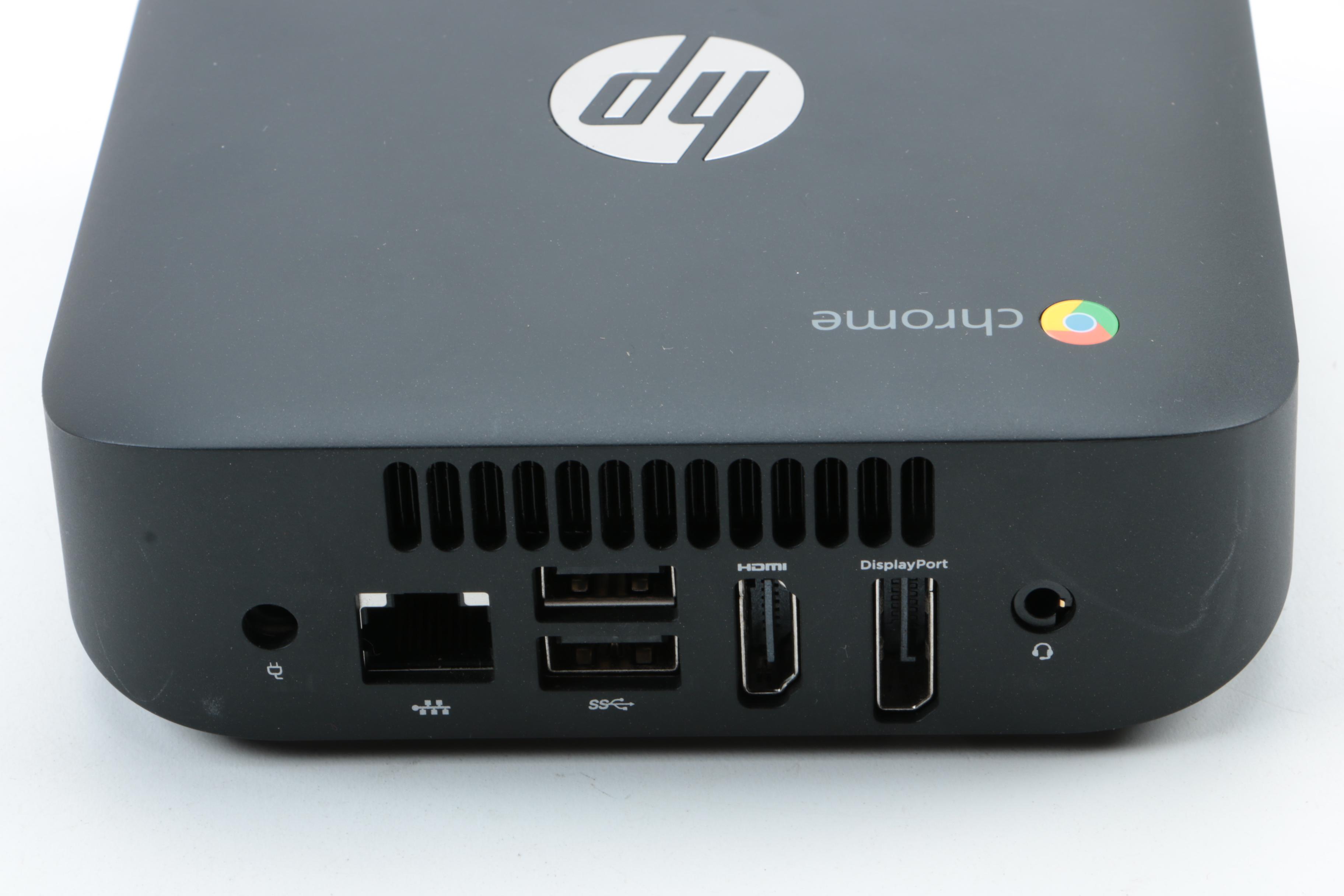 HP Chromebox Desktop Computer with Wireless Keyboard and Web Cam