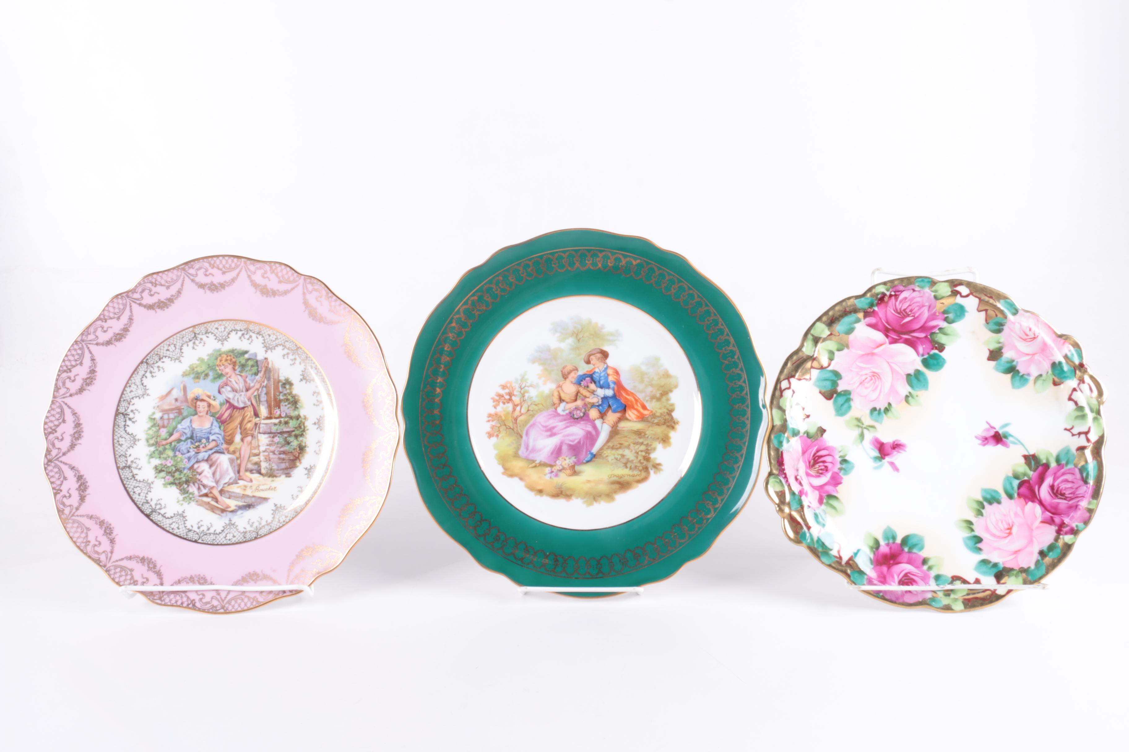 Vintage Crown Ducal Cake Plate and Other Serveware