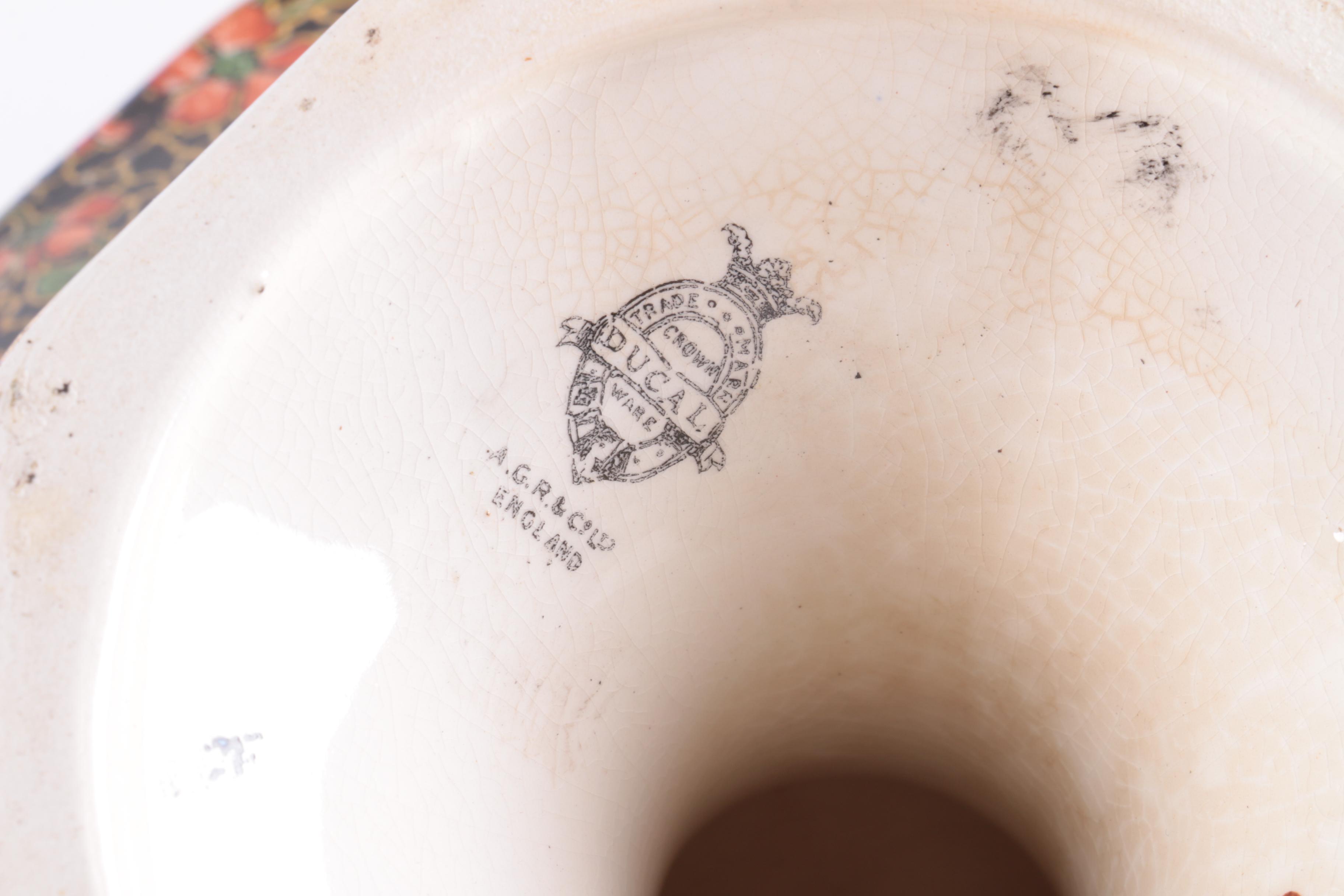 Vintage Crown Ducal Cake Plate and Other Serveware