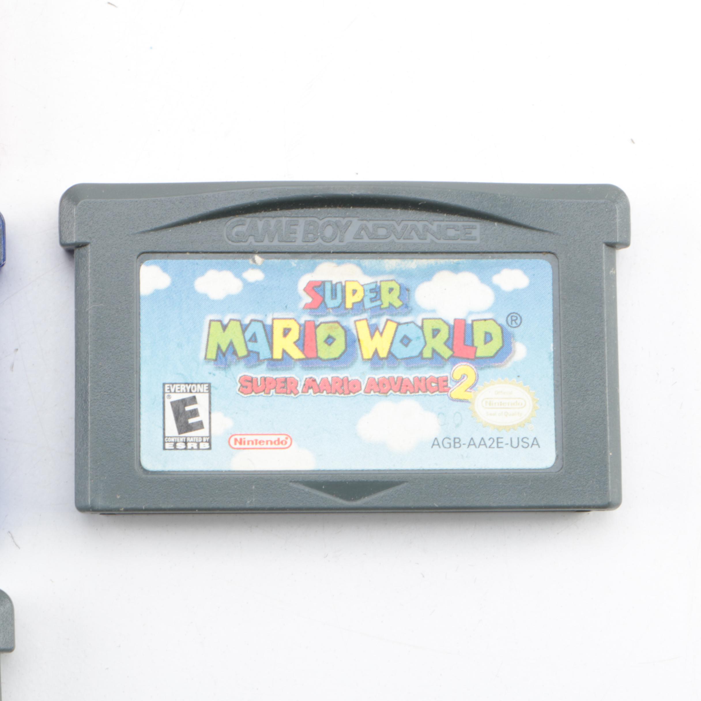 Game Boy Advance SP, Games and Case Featuring Pokémon Ruby and Sapphire