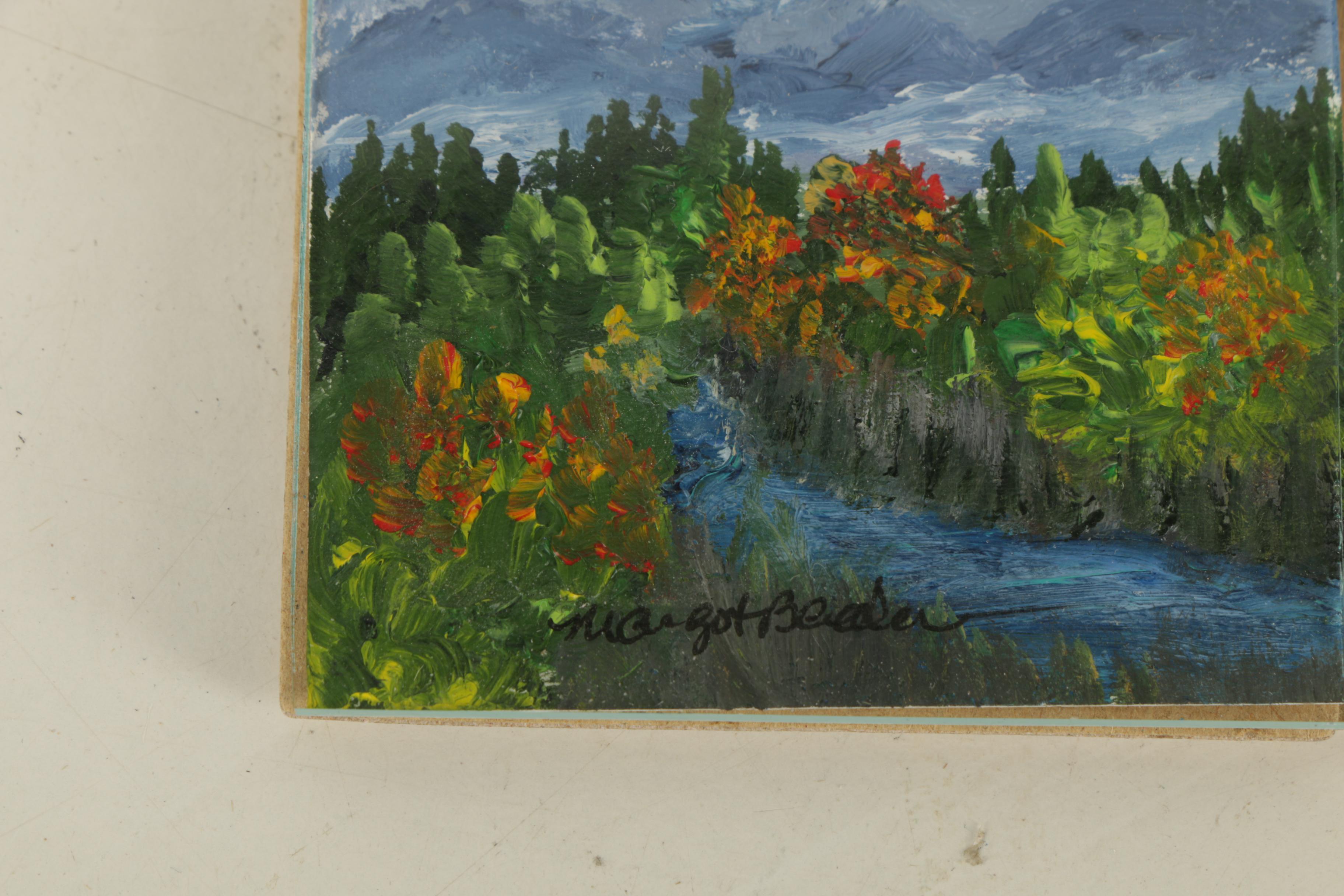 Margot Baeder Acrylic Painting "Coming Fall in the Smokies"