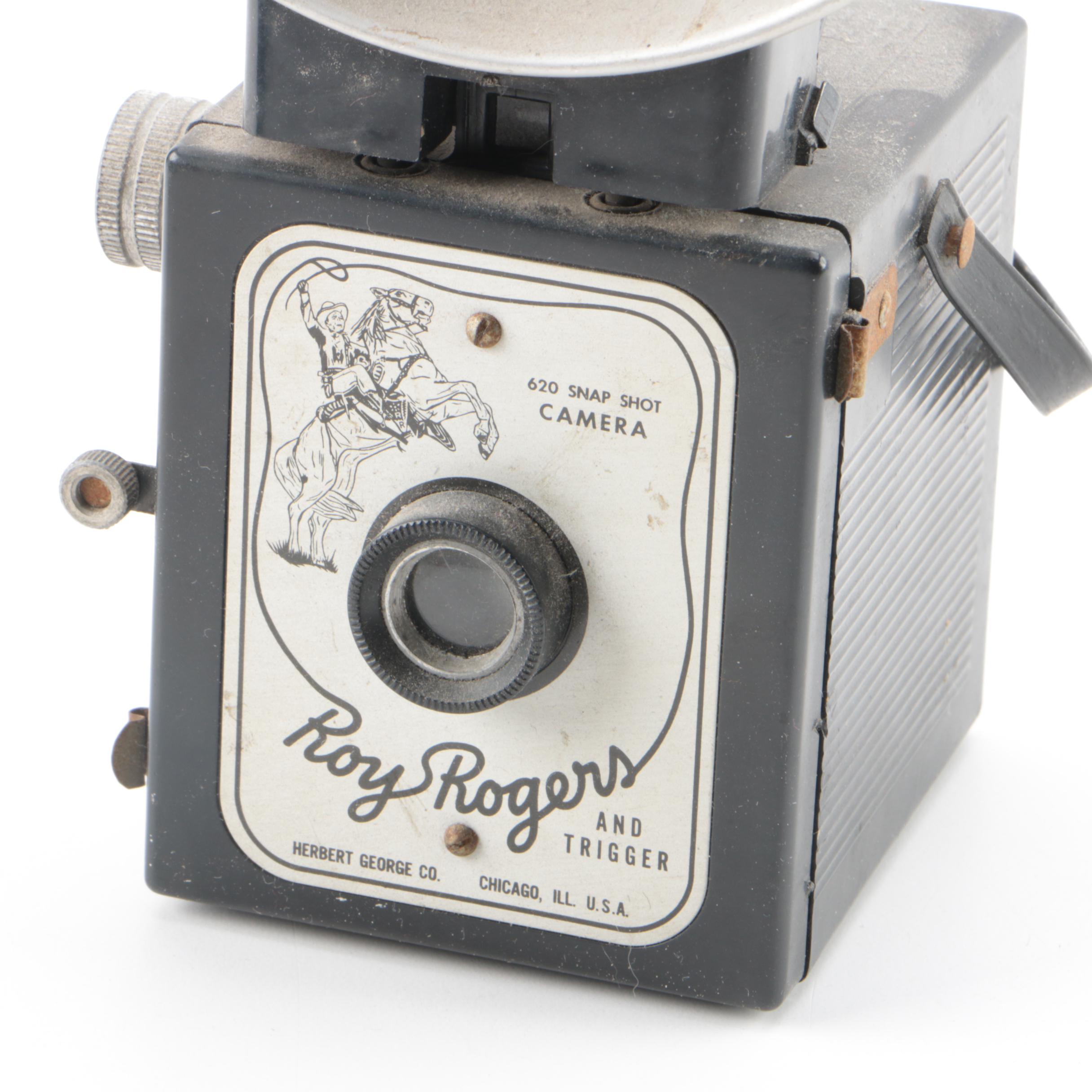 Roy Rogers 620 Snap Shot Camera and a Brownie Junior Camera