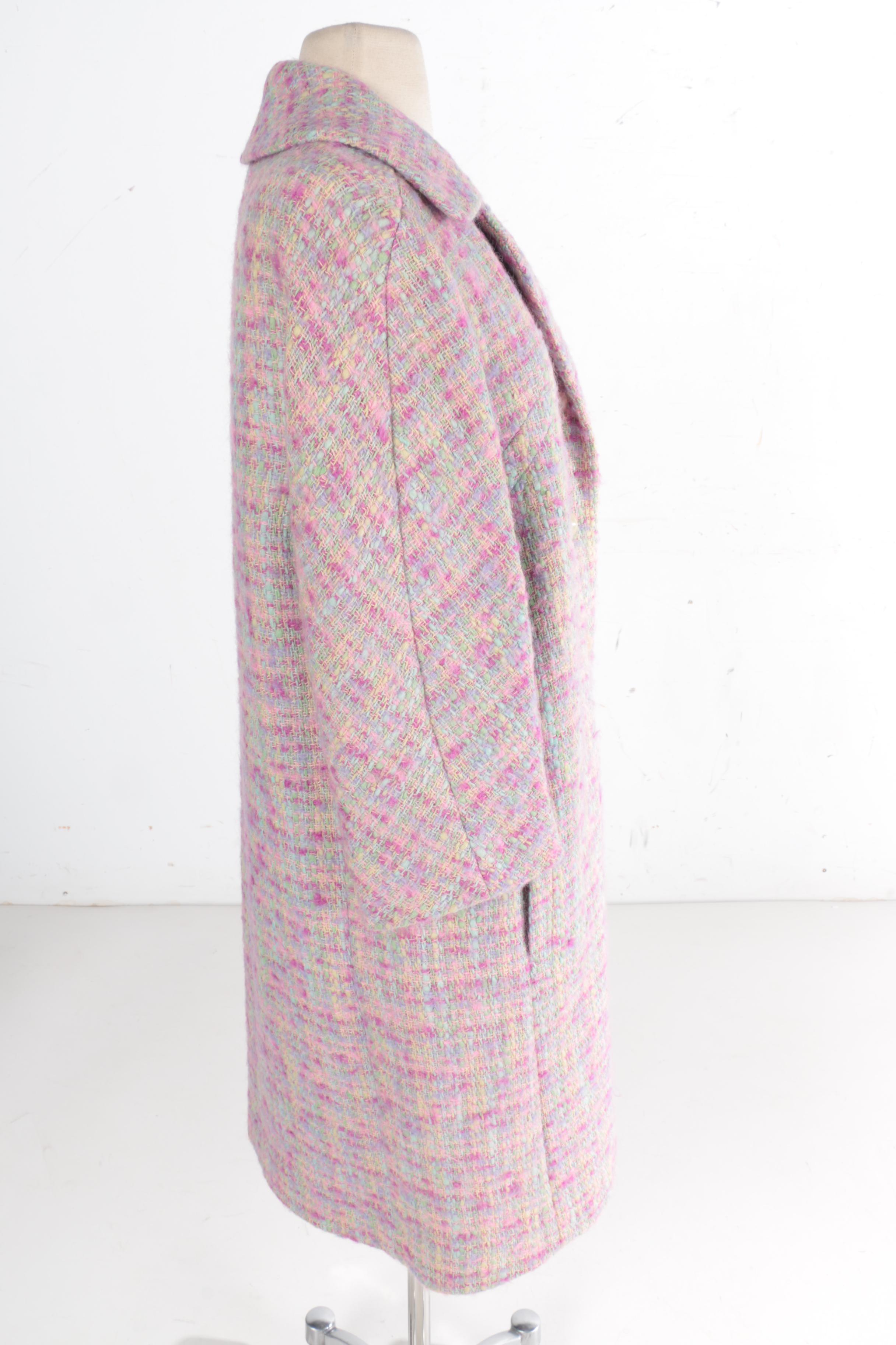 Vintage Peck & Peck Pastel Tweed Coat