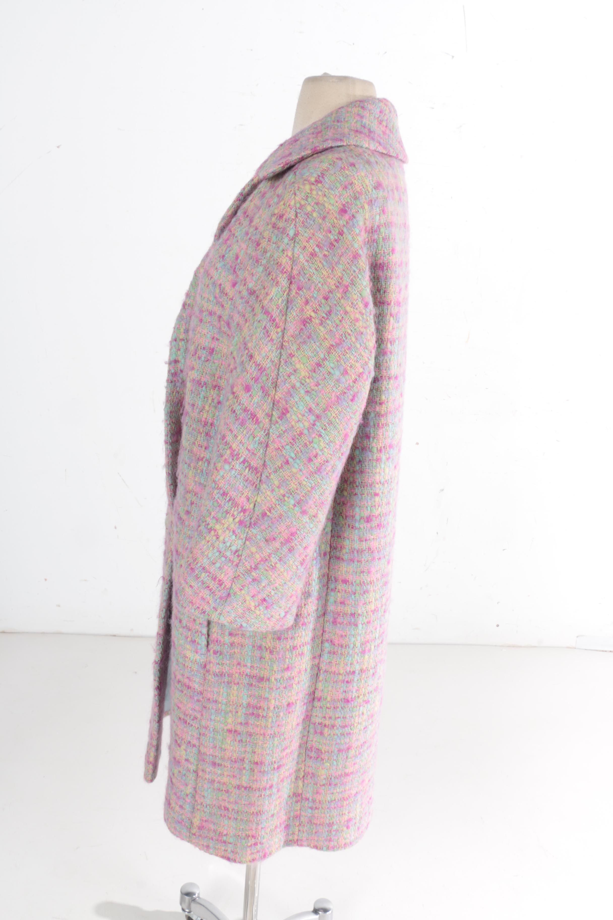 Vintage Peck & Peck Pastel Tweed Coat