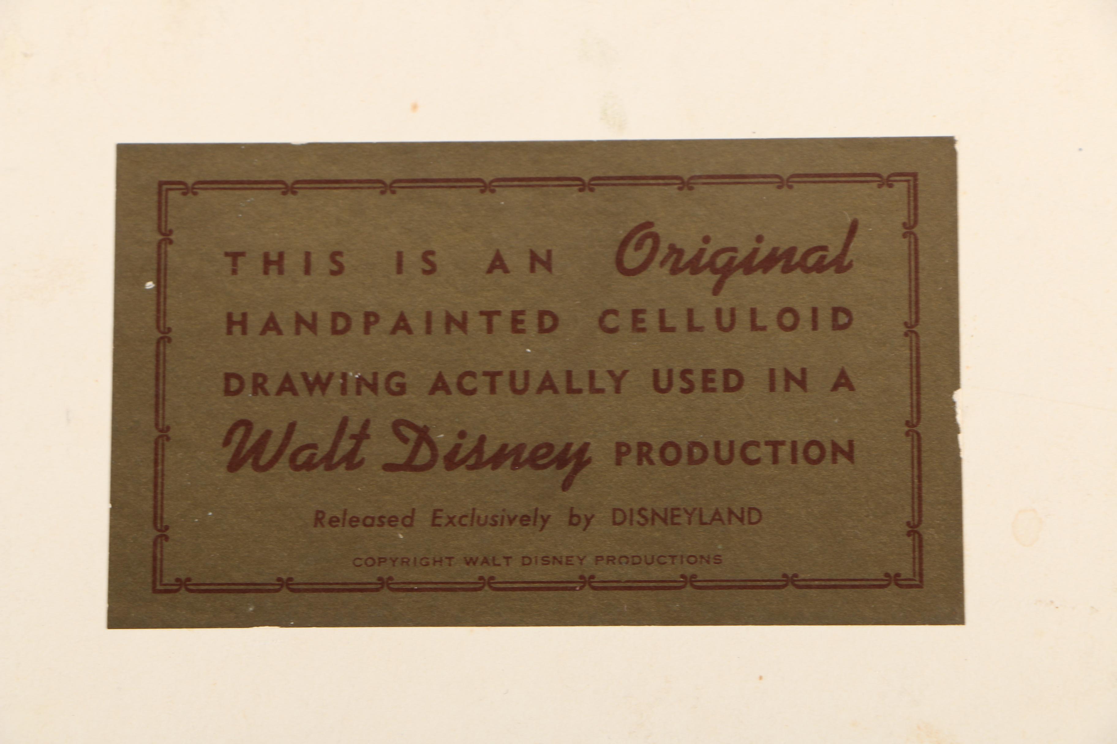 Walt Disney Production Animation Cels from "The Aristocats"