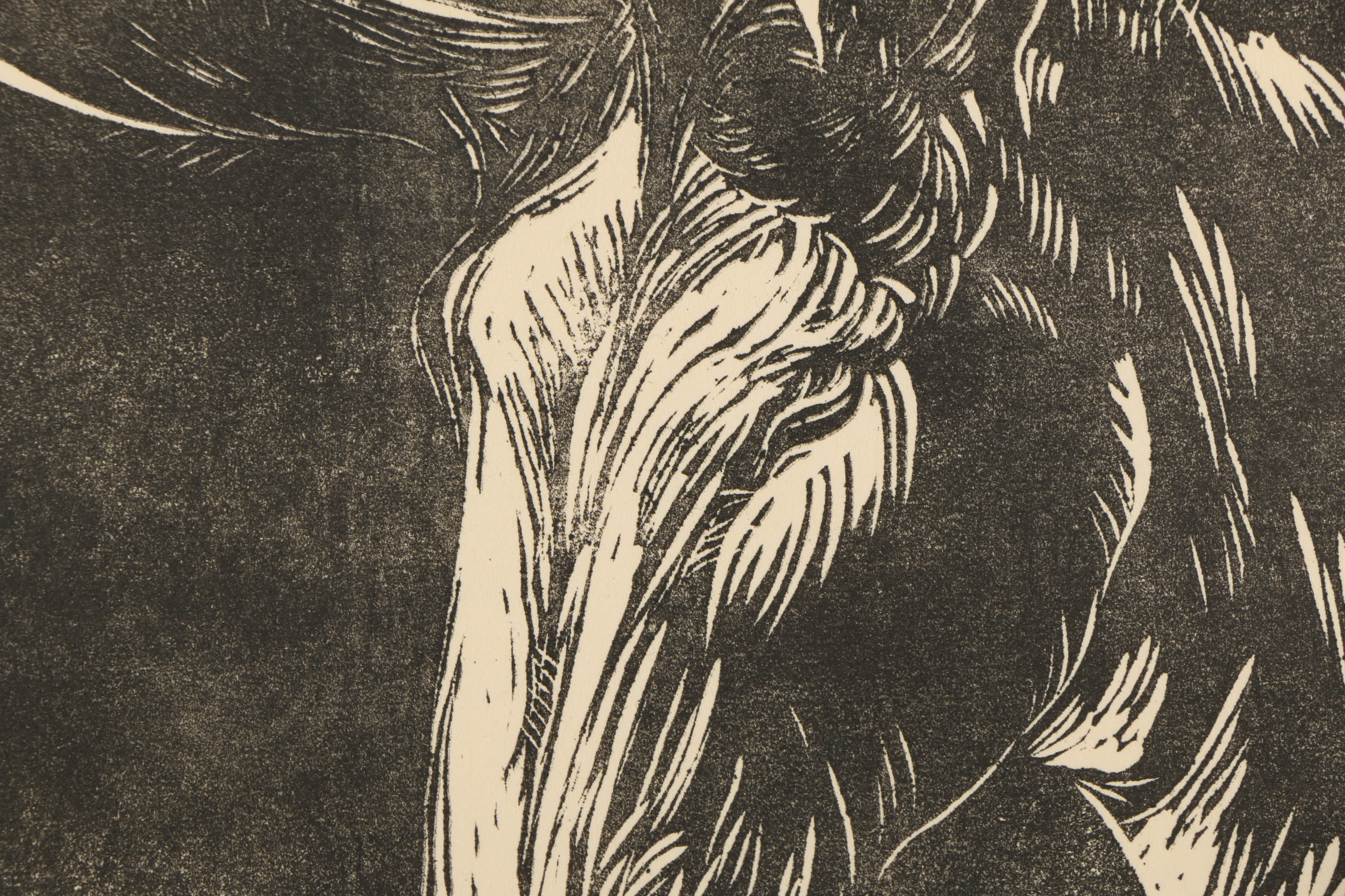 Edna M. Martin Woodcut