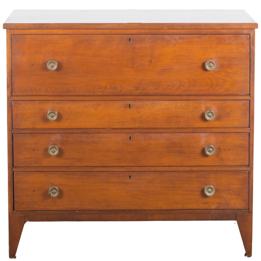 Antique American Federal Cherry Chest of Drawers