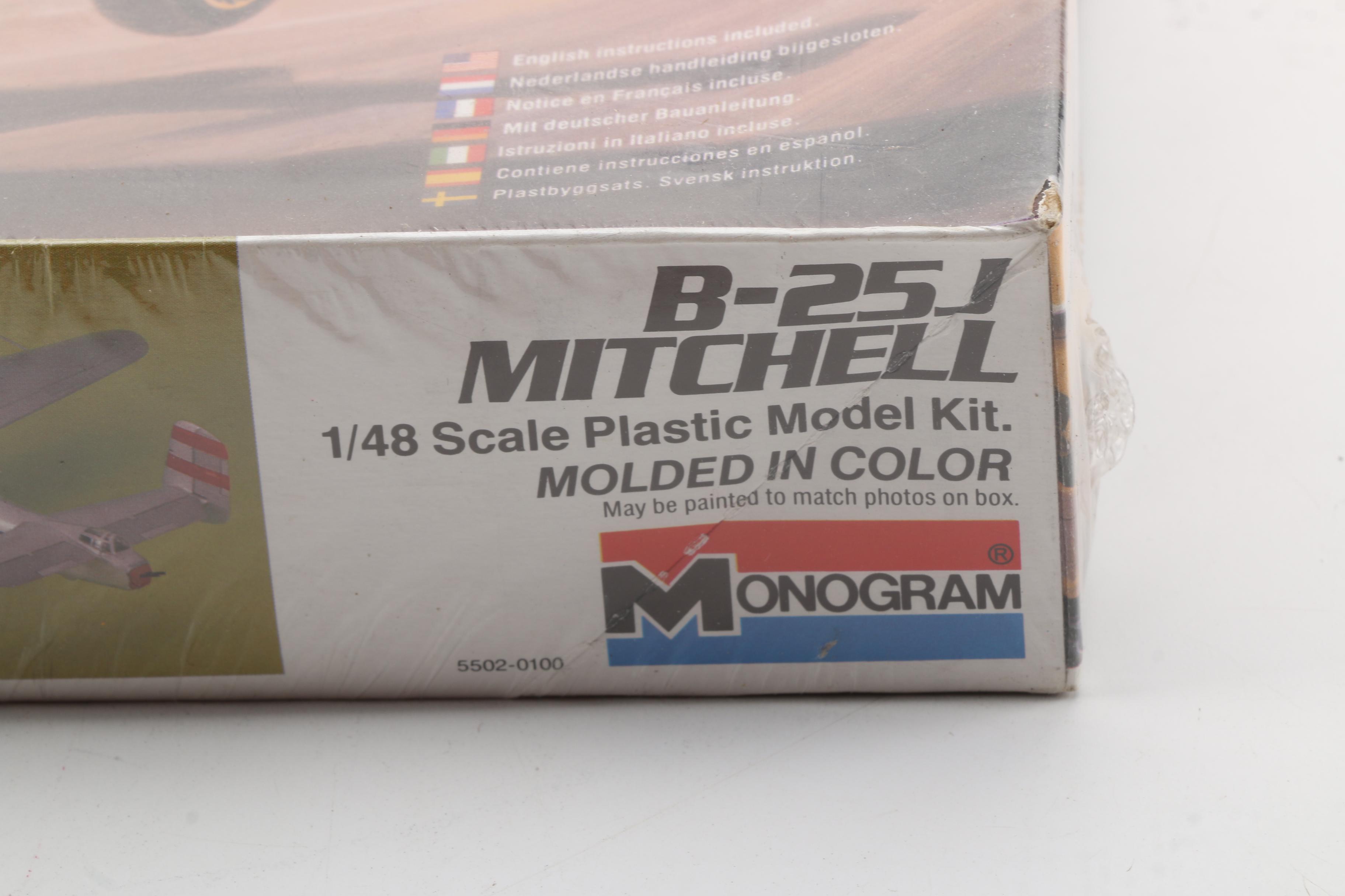 Monogram and Revell Military Aircraft Model Kits