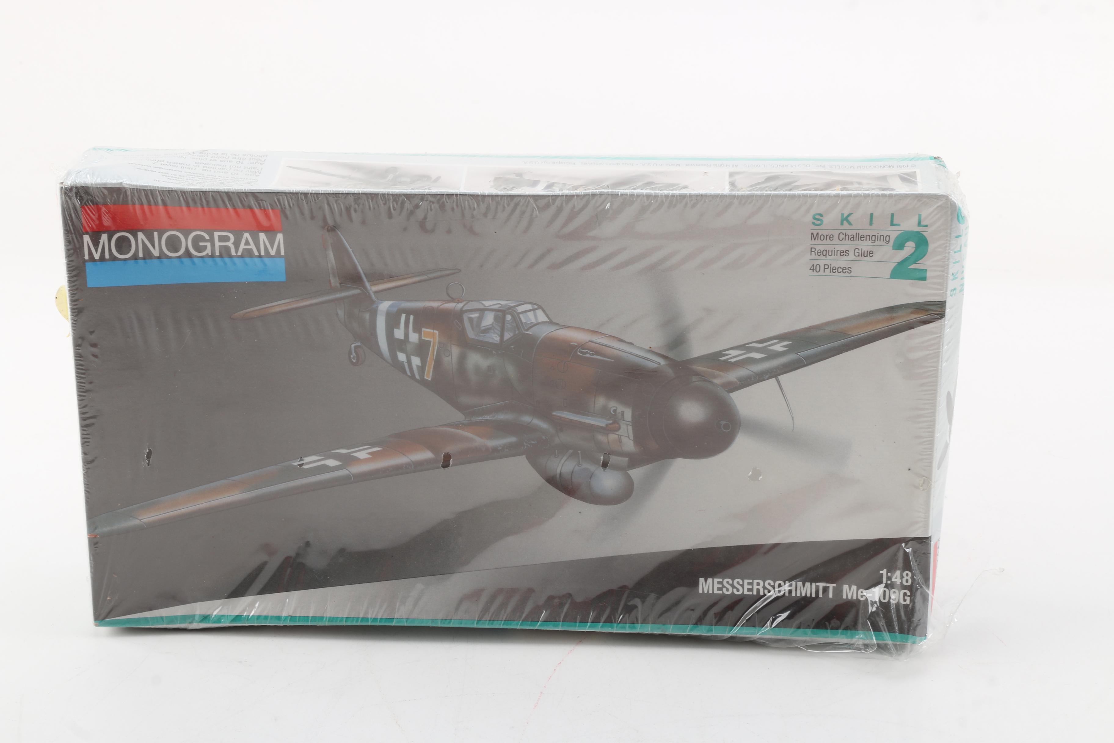 Monogram and Revell Military Aircraft Model Kits