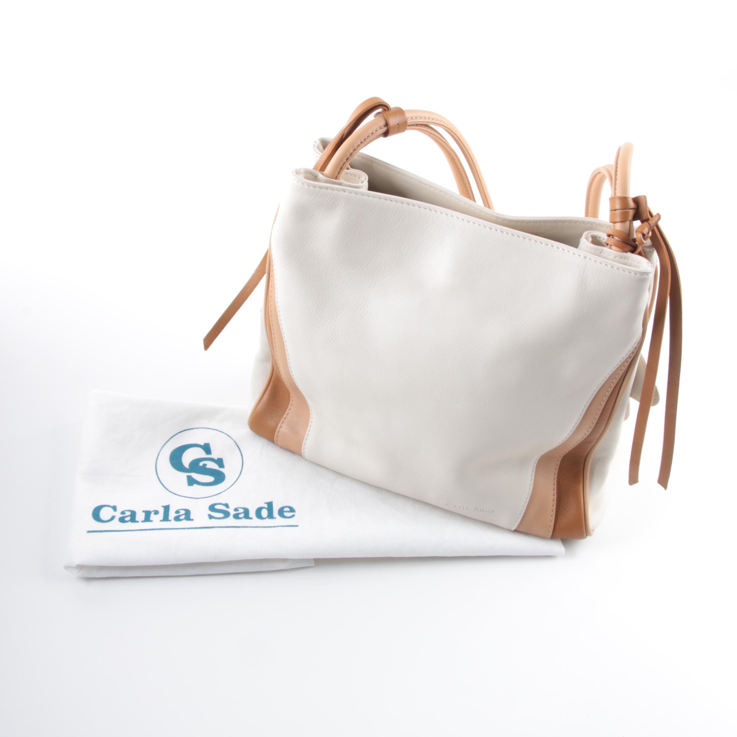 Carla Sade Leather Shoulder Bag