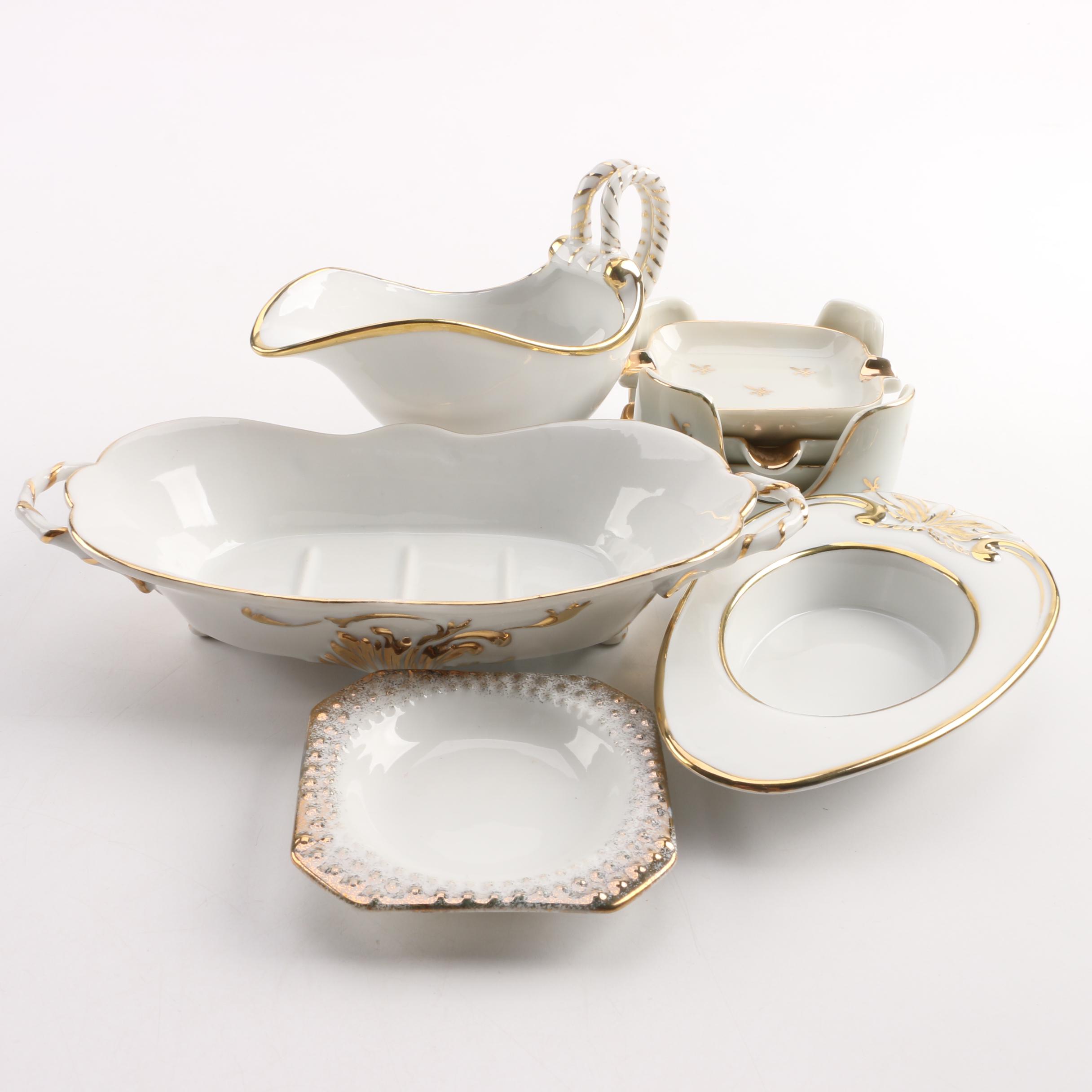 Vintage Porcelain Serveware including  Lefton’s