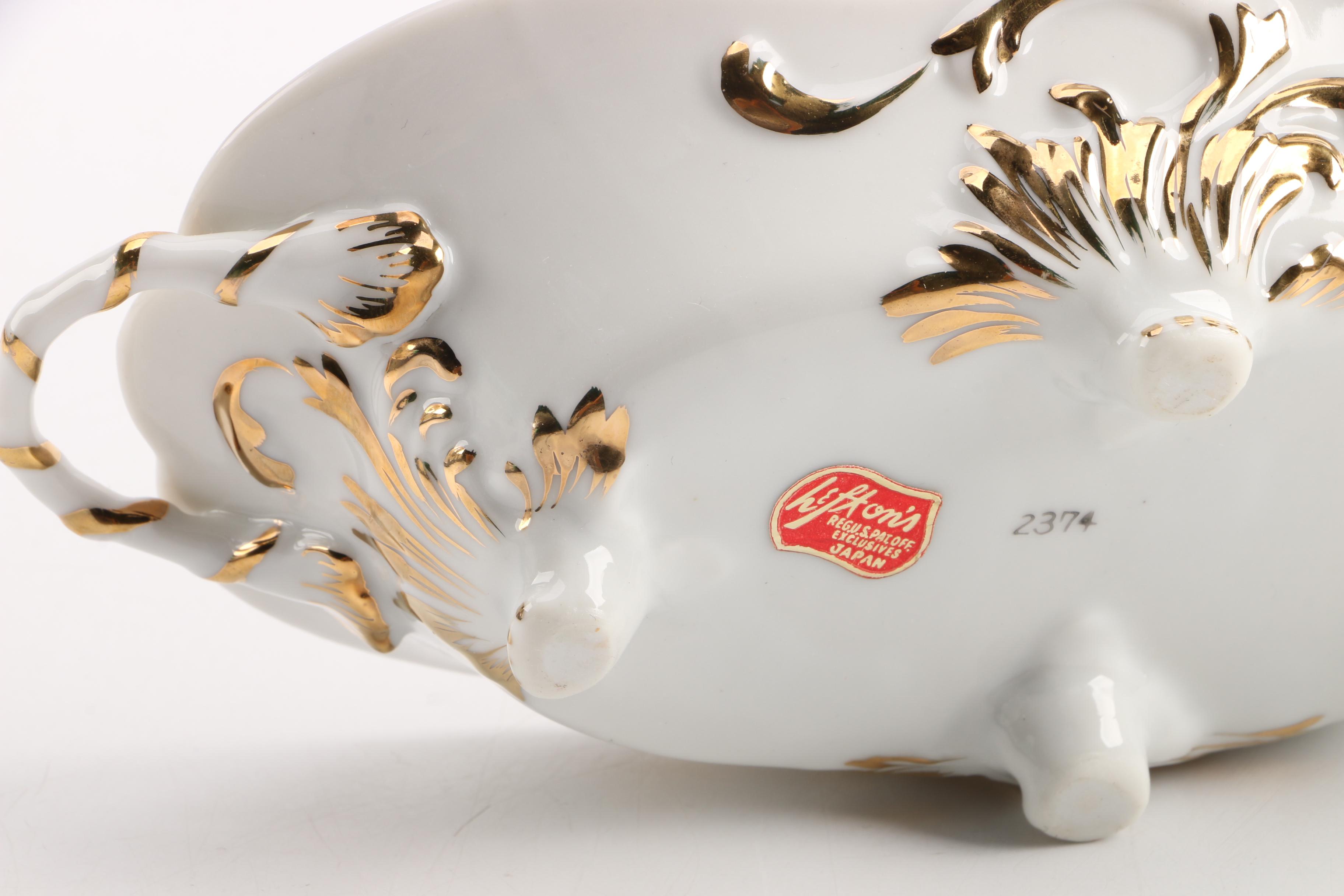 Vintage Porcelain Serveware including  Lefton’s