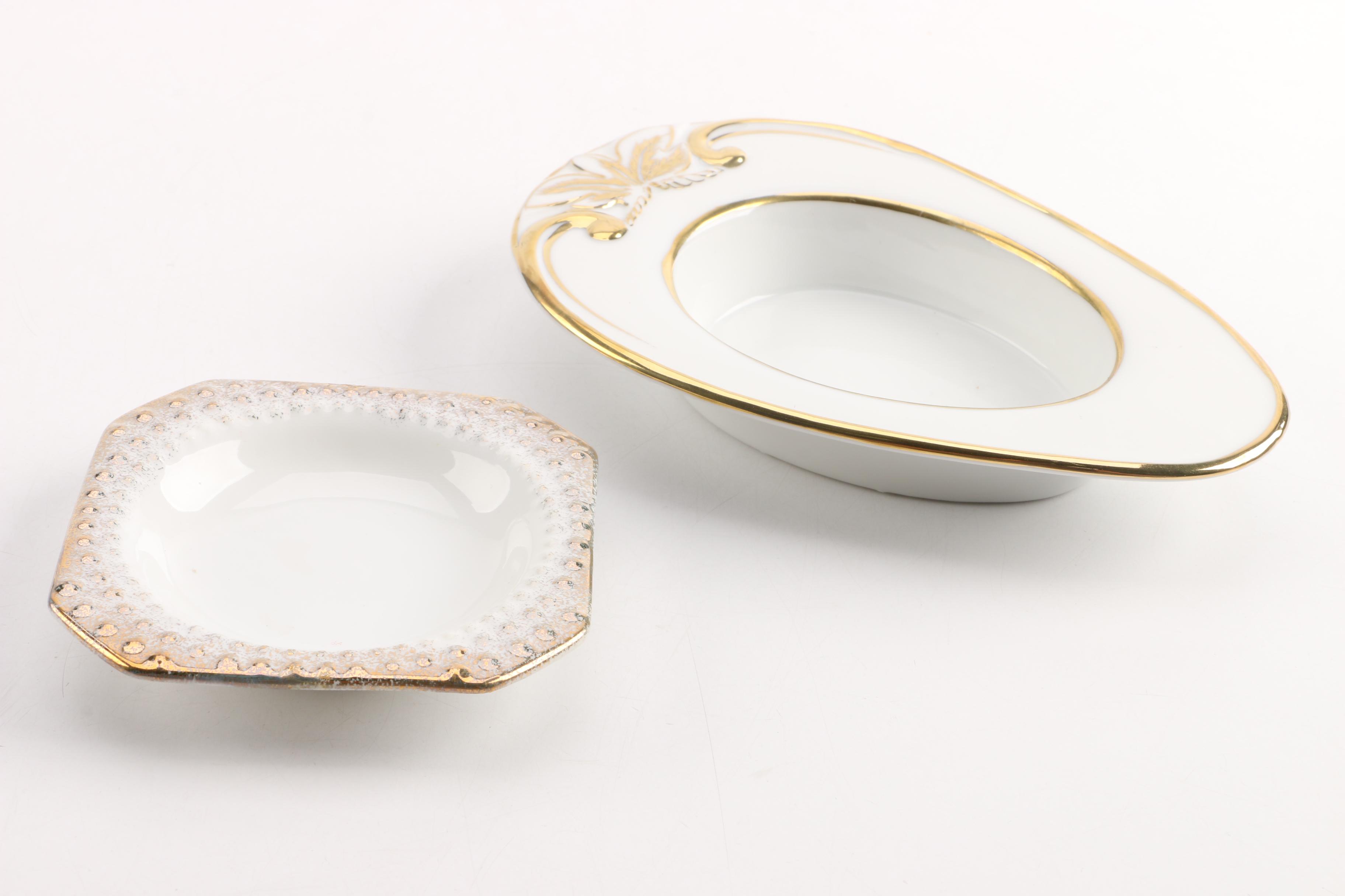 Vintage Porcelain Serveware including  Lefton’s