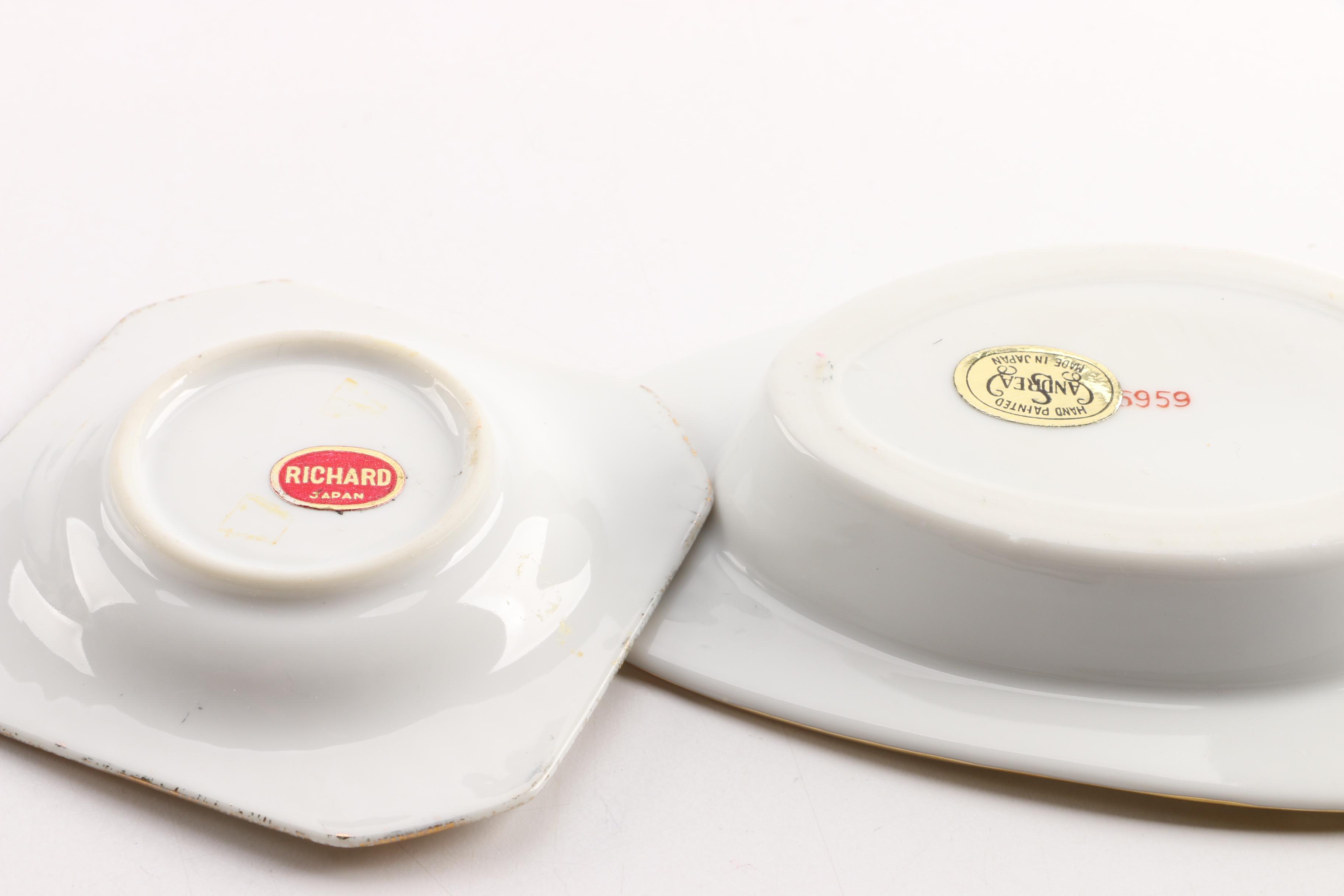 Vintage Porcelain Serveware including  Lefton’s