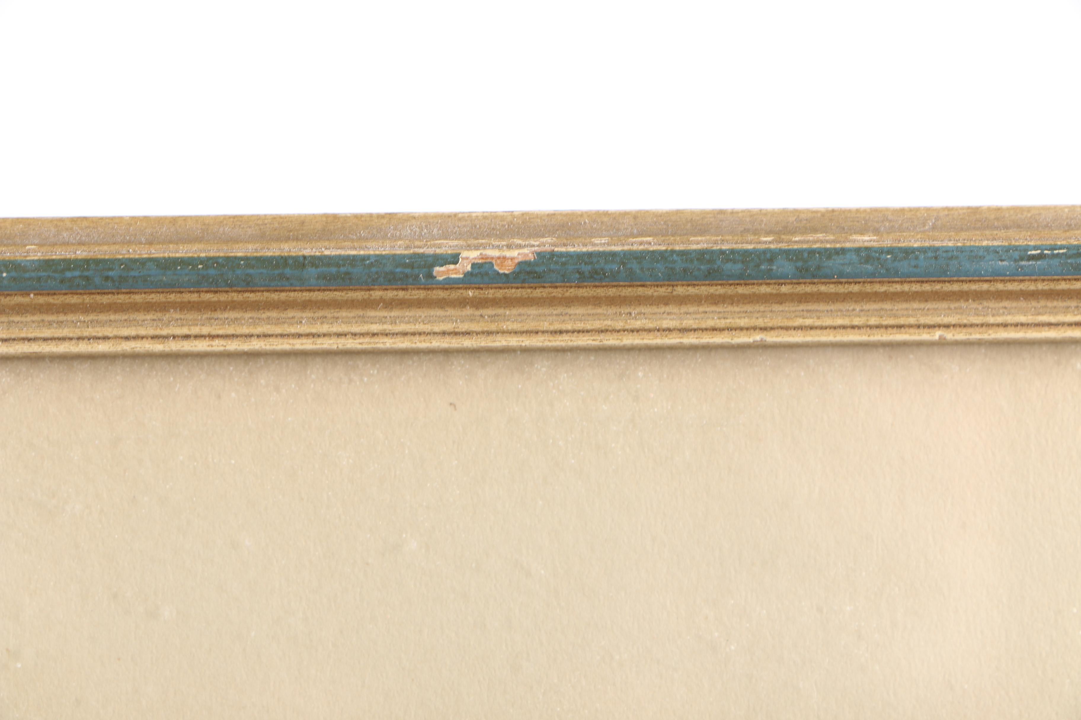 Vintage Reproduction Print After Oscar Strobel