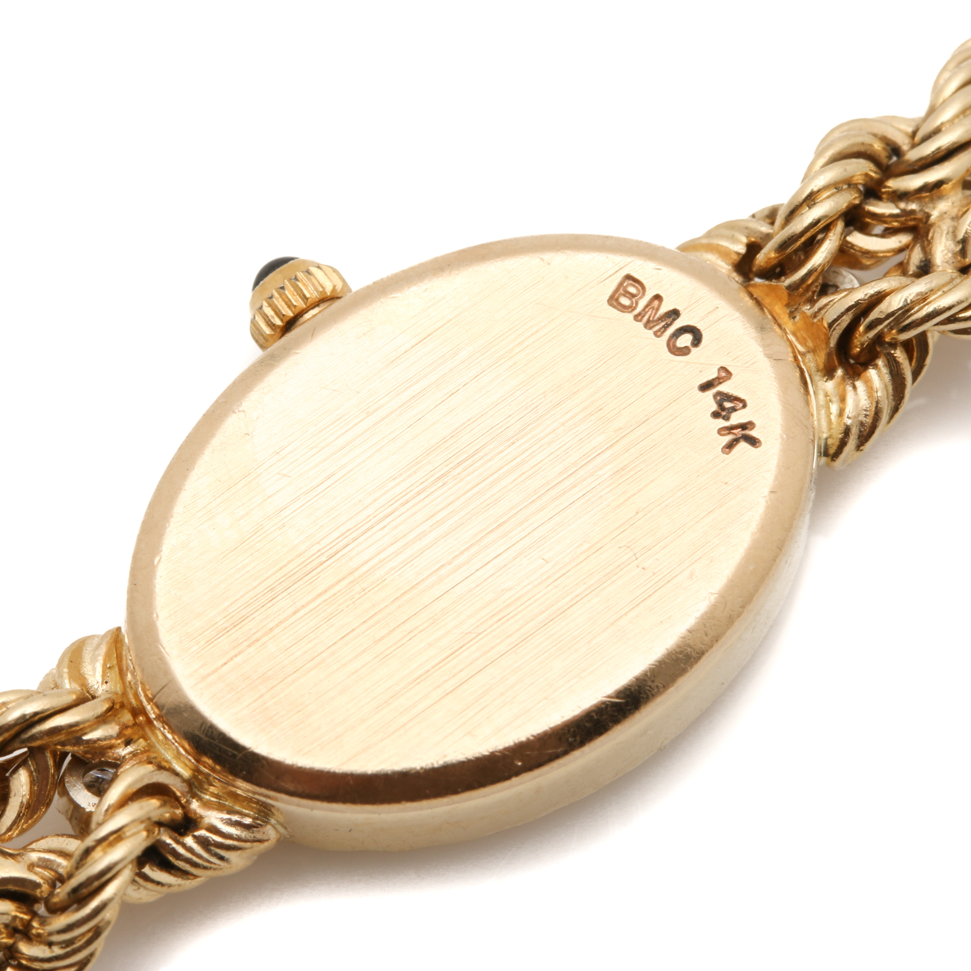 Geneve Quartz 14K Yellow Gold and Diamond Watch