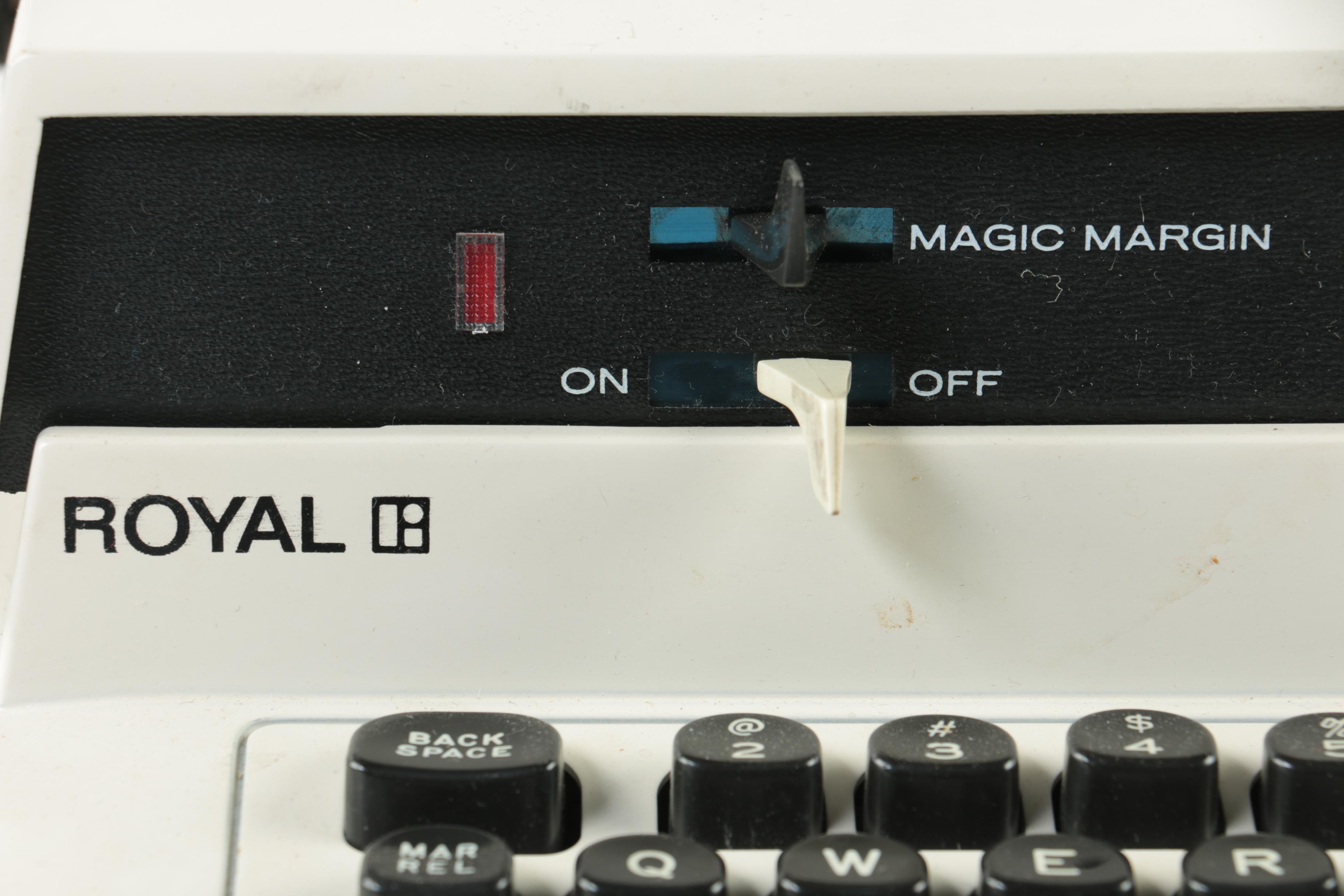 Circa 1970 Royal Jetstar Electric Typewriter