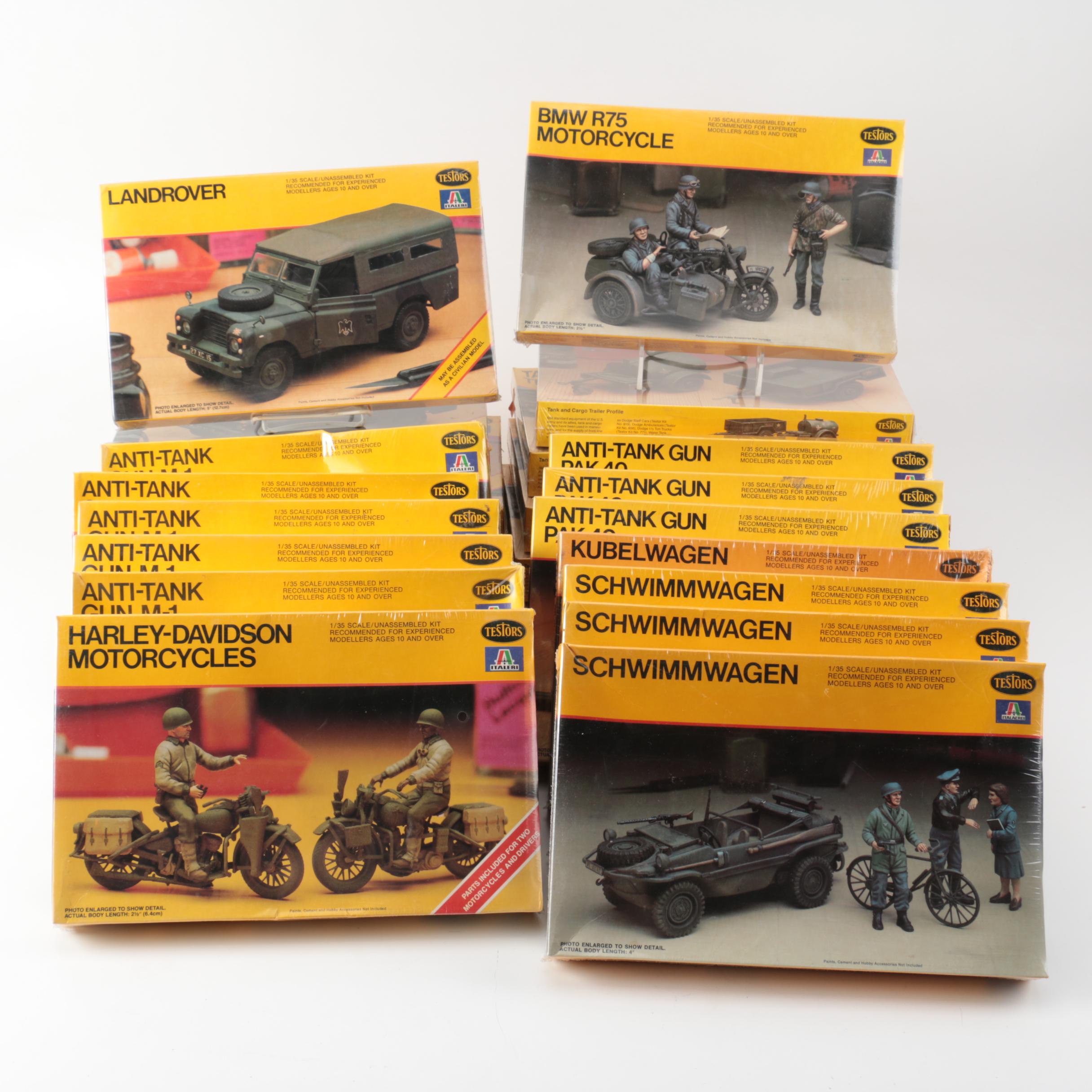 Testors 1/35 Scale U.S. Army Model Kits