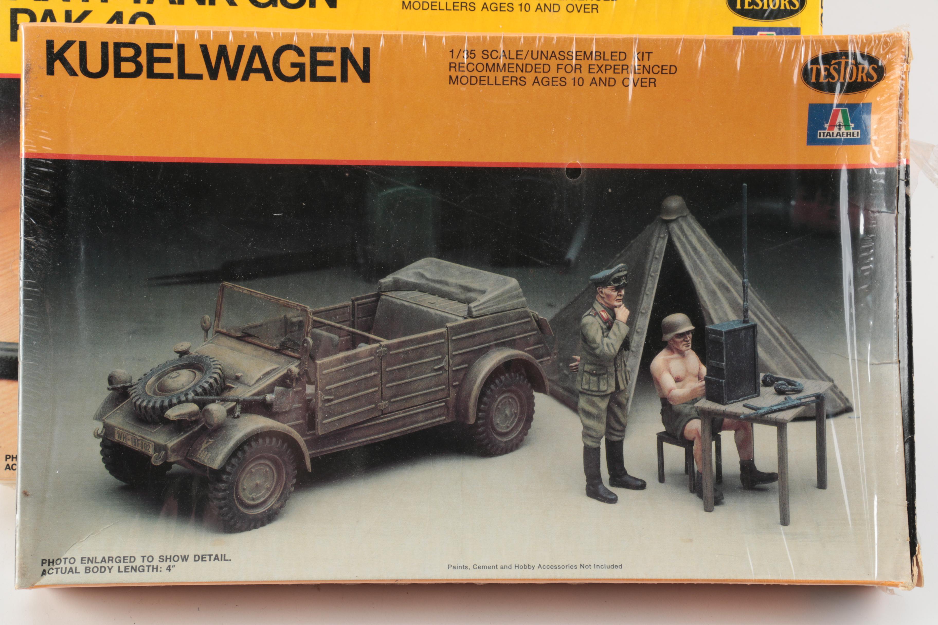 Testors 1/35 Scale U.S. Army Model Kits