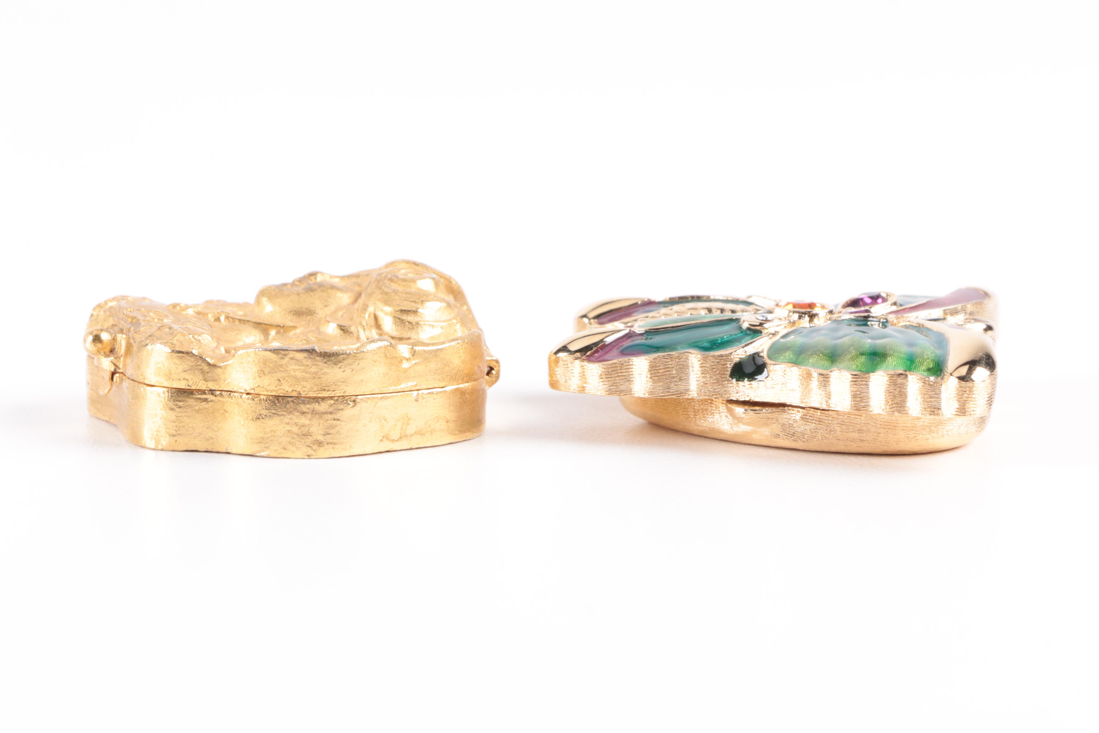 Vintage Estēe Lauder Solid Perfume Cases With Perfume and Headband