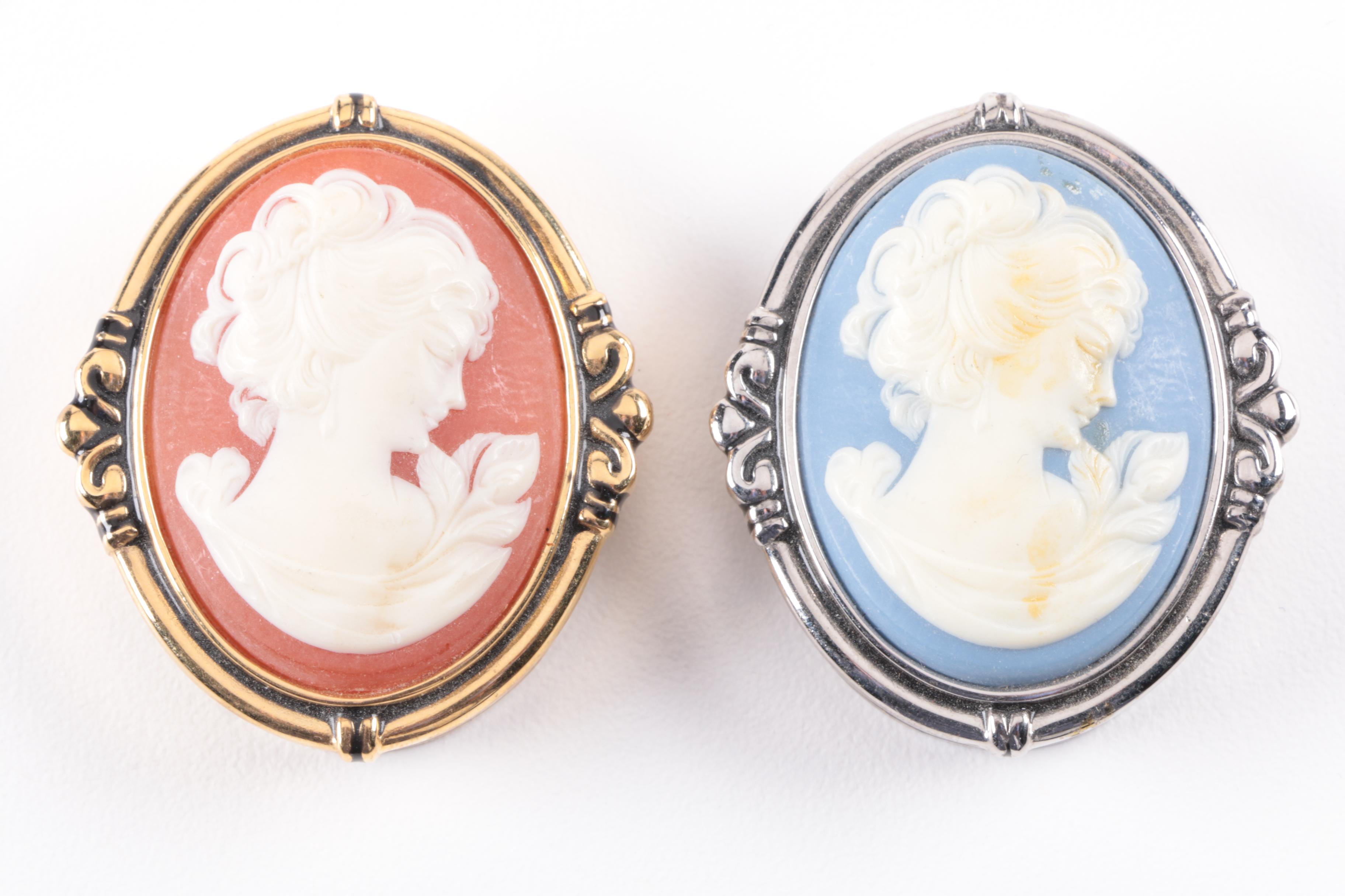 Vintage Estēe Lauder Solid Perfume Cases With Perfume and Headband