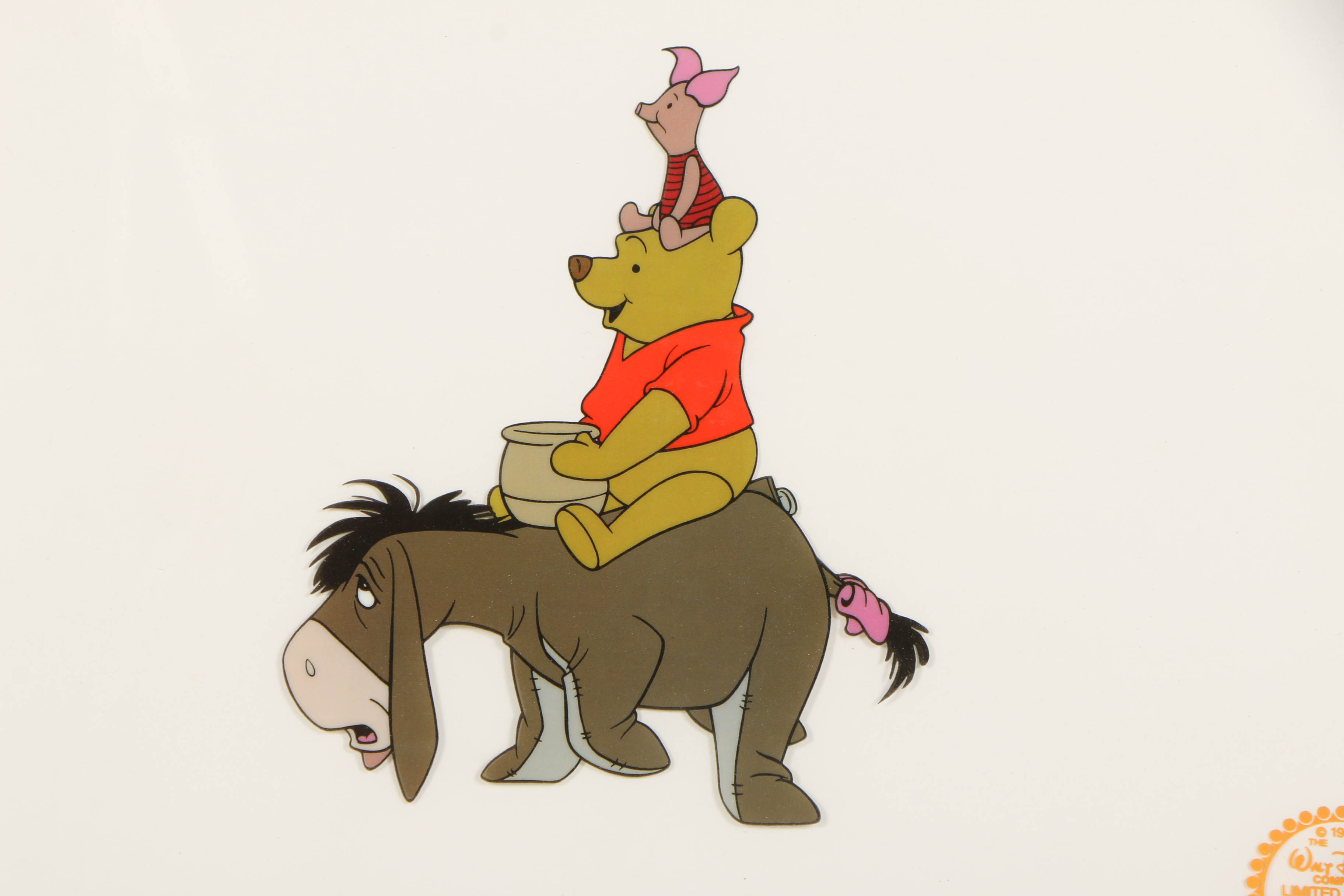 Disney Animation Sericel after Still from "Winnie the Pooh and the Blustery Day"