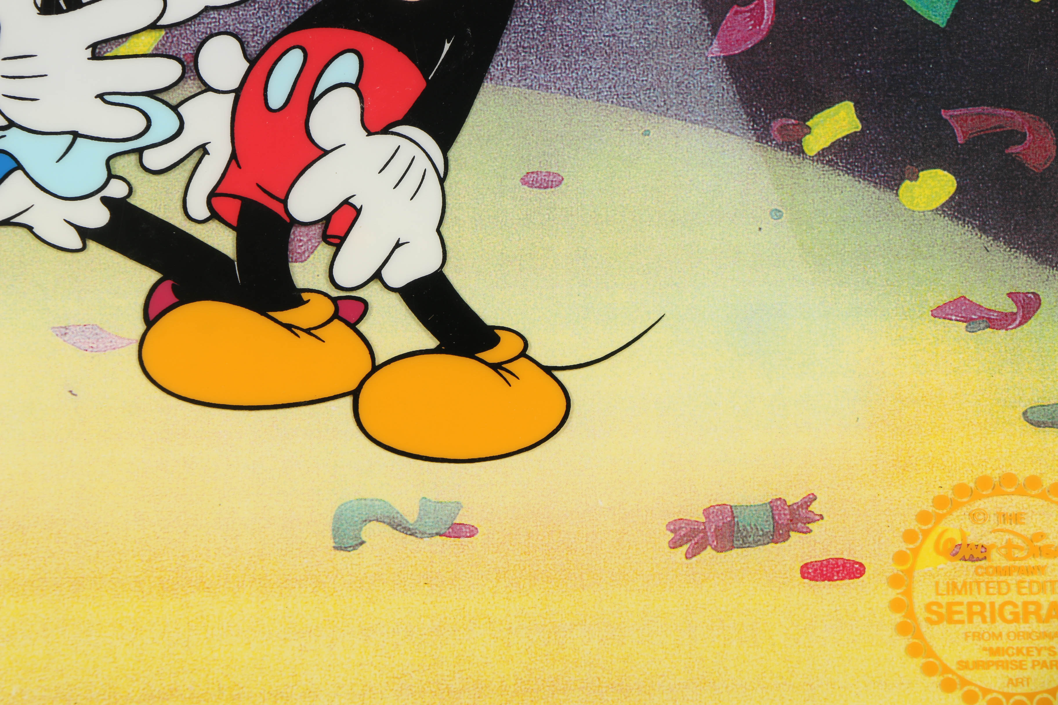 Disney Animation Sericel after a Still "Mickey's Surprise Party"