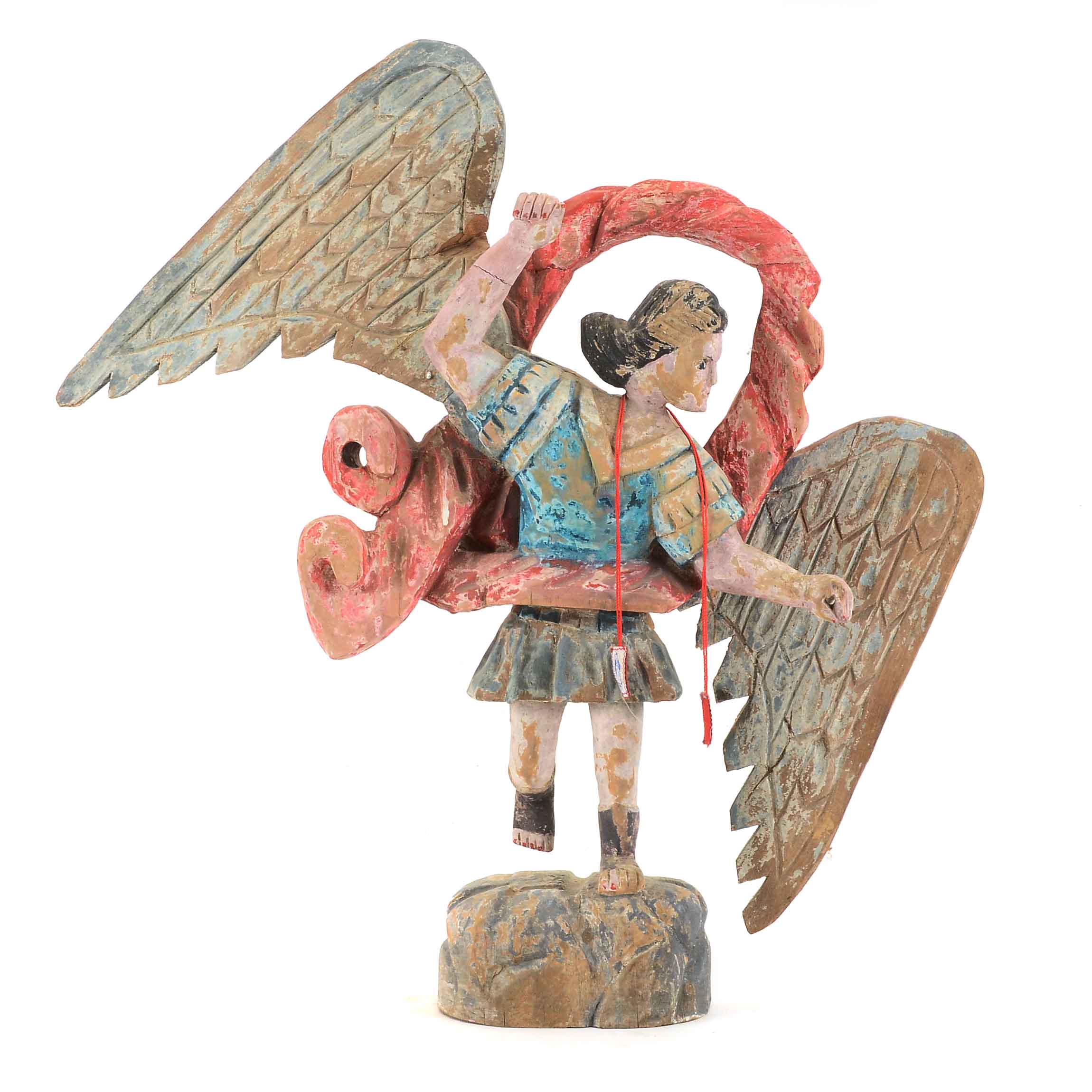 Vintage Guatemalan Folk Art Carving