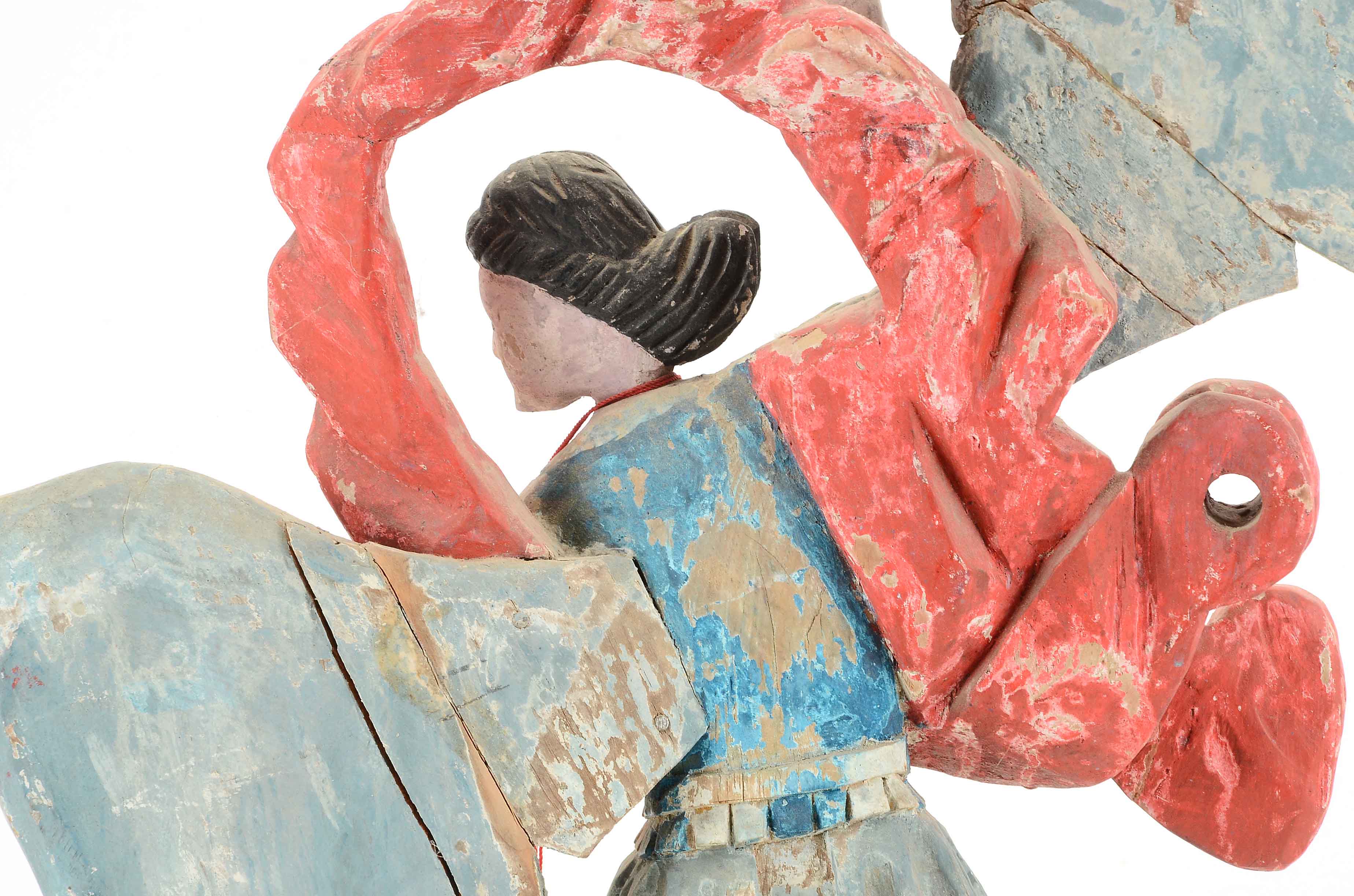 Vintage Guatemalan Folk Art Carving