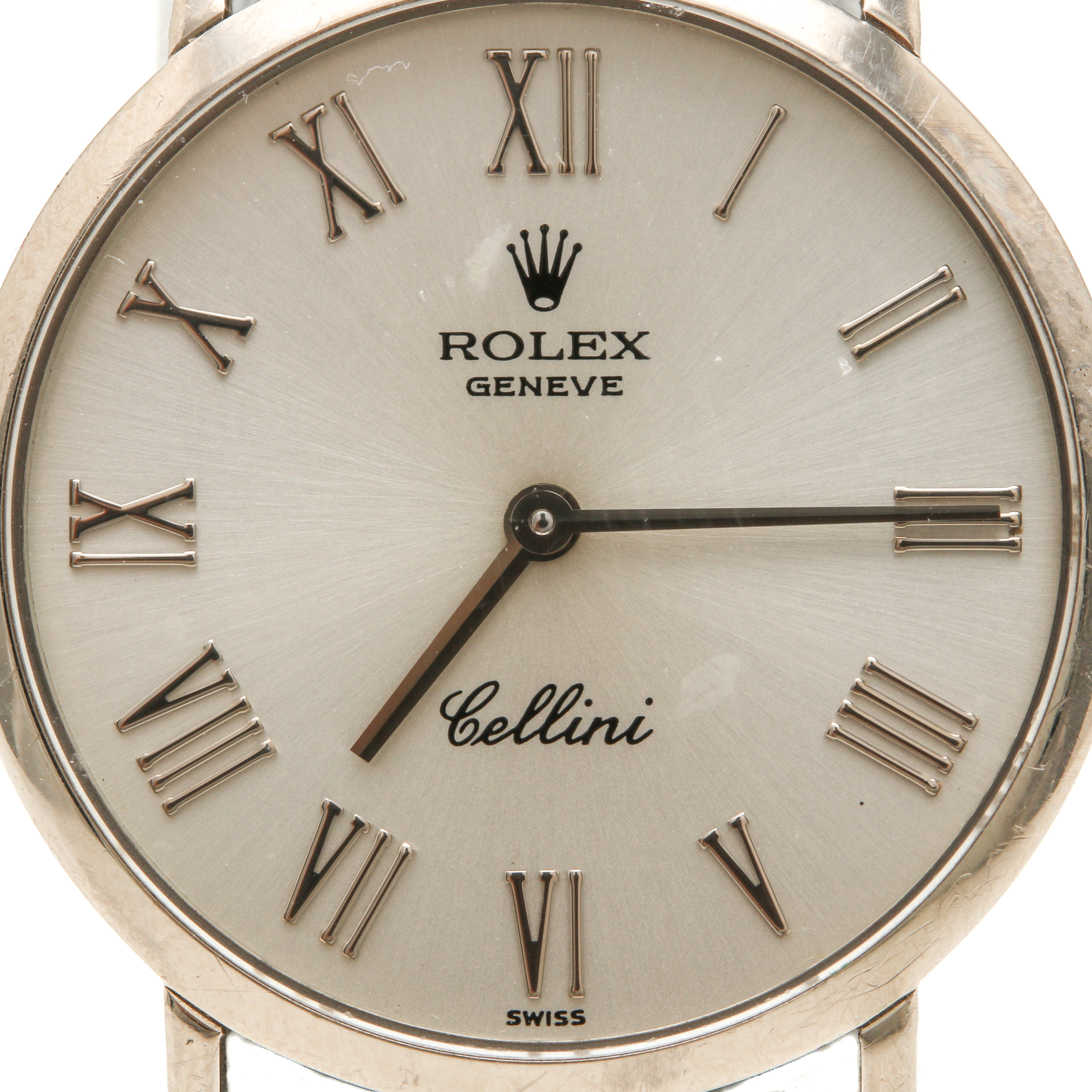 Rolex Geneve 18K White Gold "Cellini" Watch