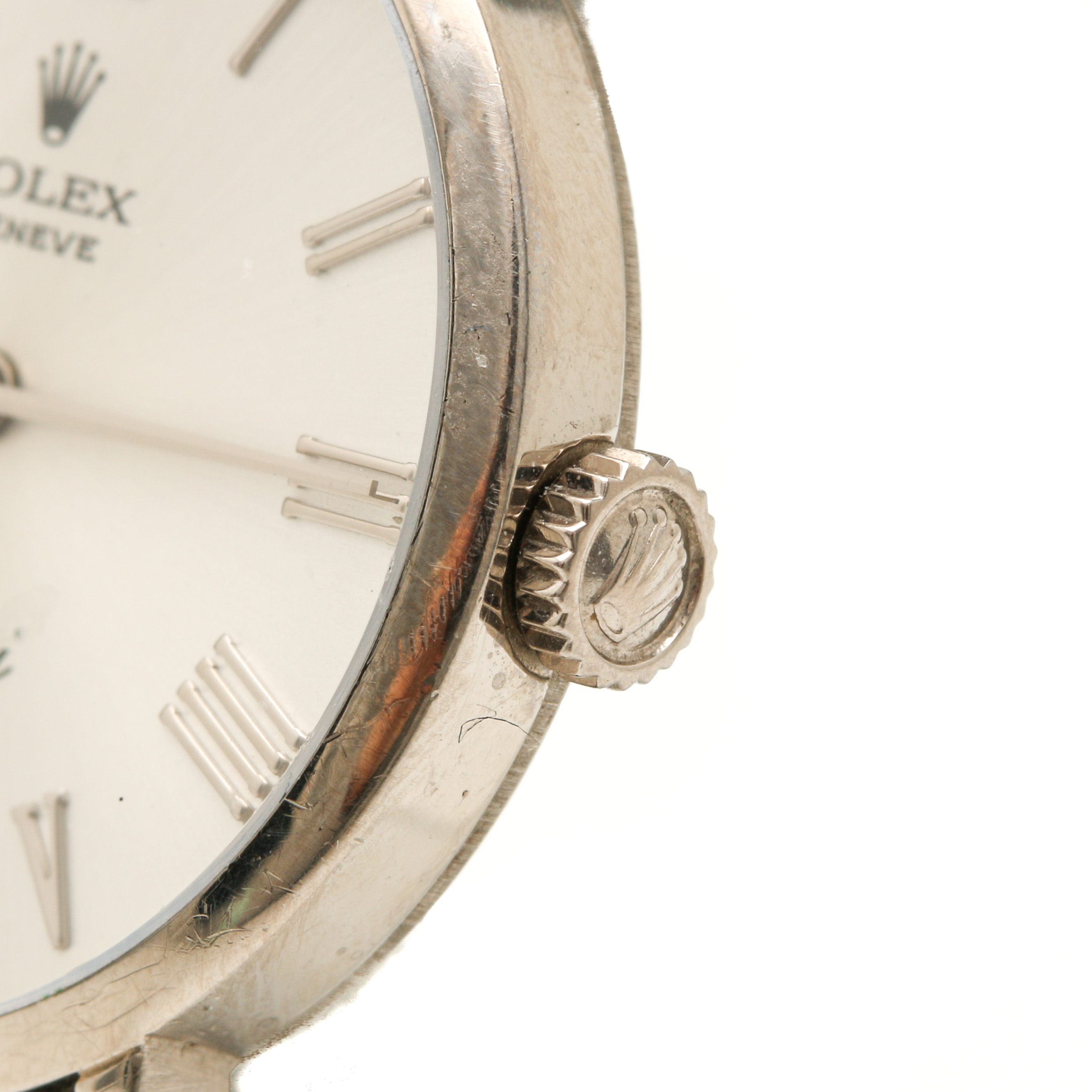 Rolex Geneve 18K White Gold "Cellini" Watch