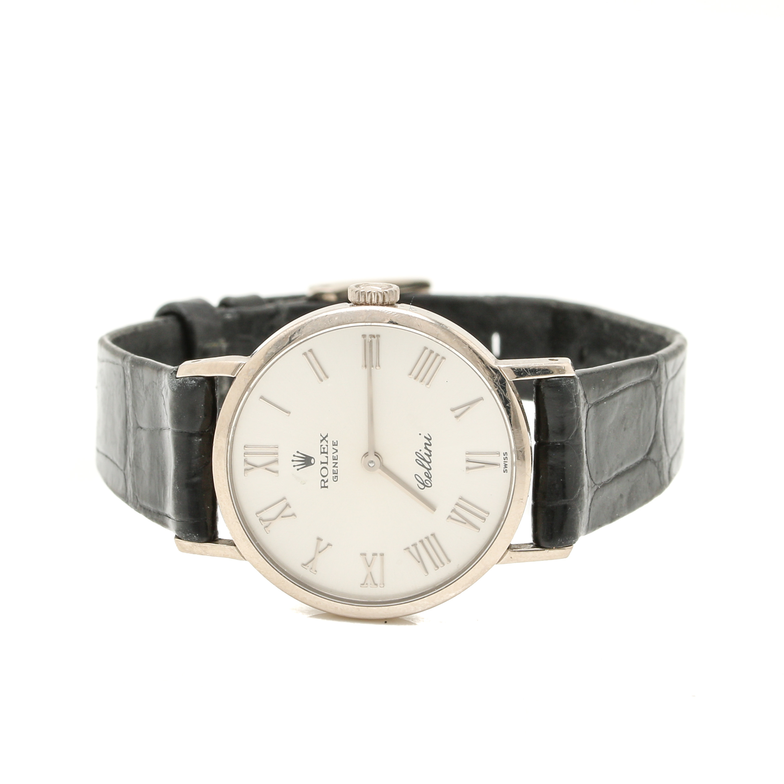 Rolex Geneve 18K White Gold "Cellini" Watch