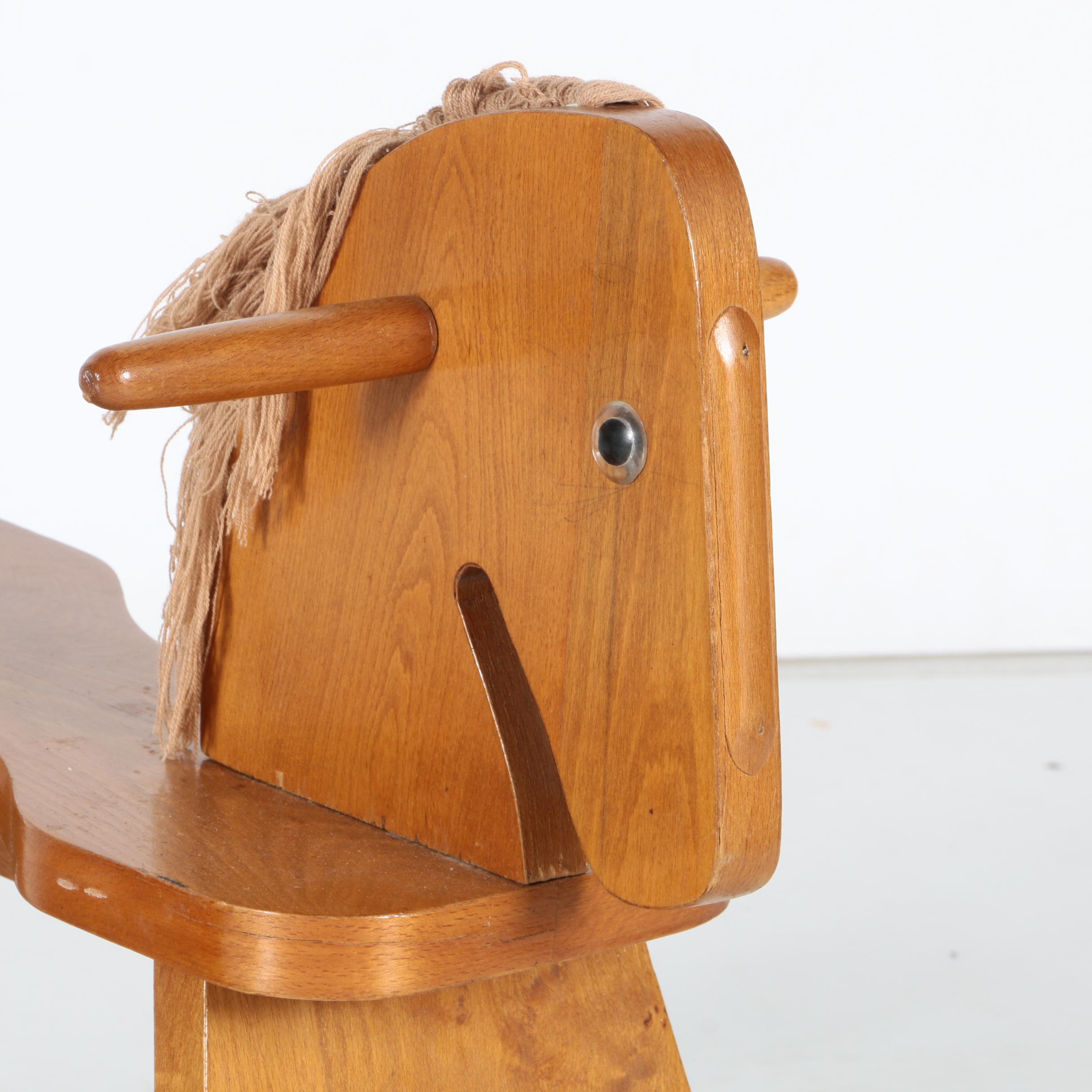 Fisher-Price Rocking Dog and Wooden Rocking Horse