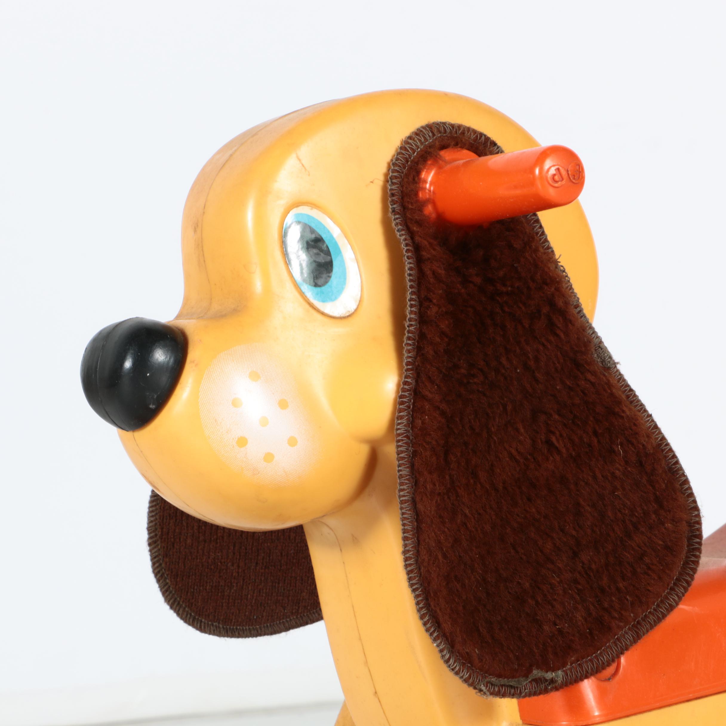 Fisher-Price Rocking Dog and Wooden Rocking Horse